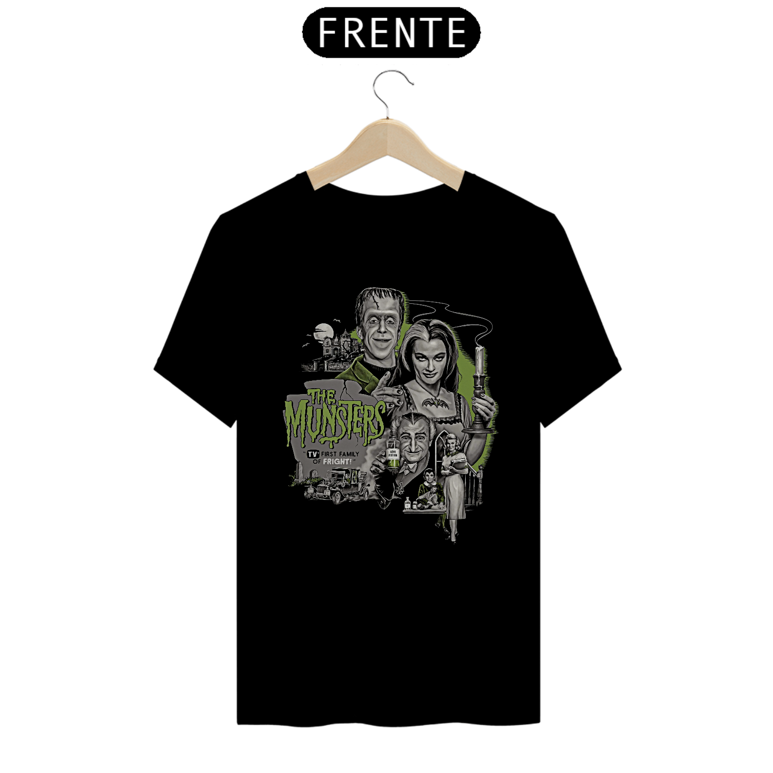 Camiseta Os Monstros Estampa Filme Terror