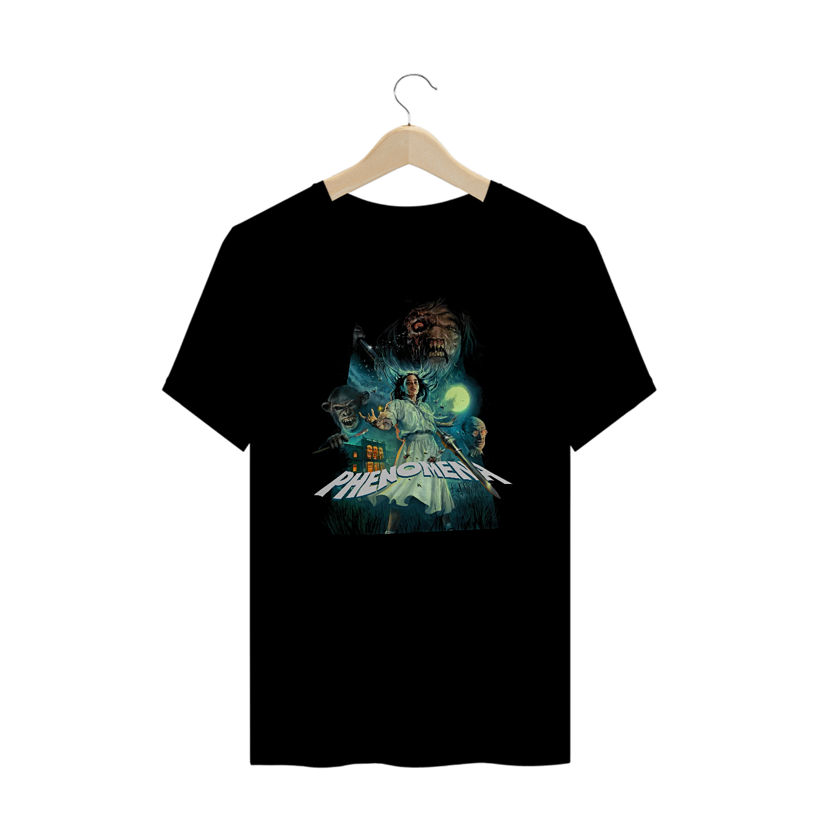 Camiseta Plus Size Fenômeno Estampa Filme Terror