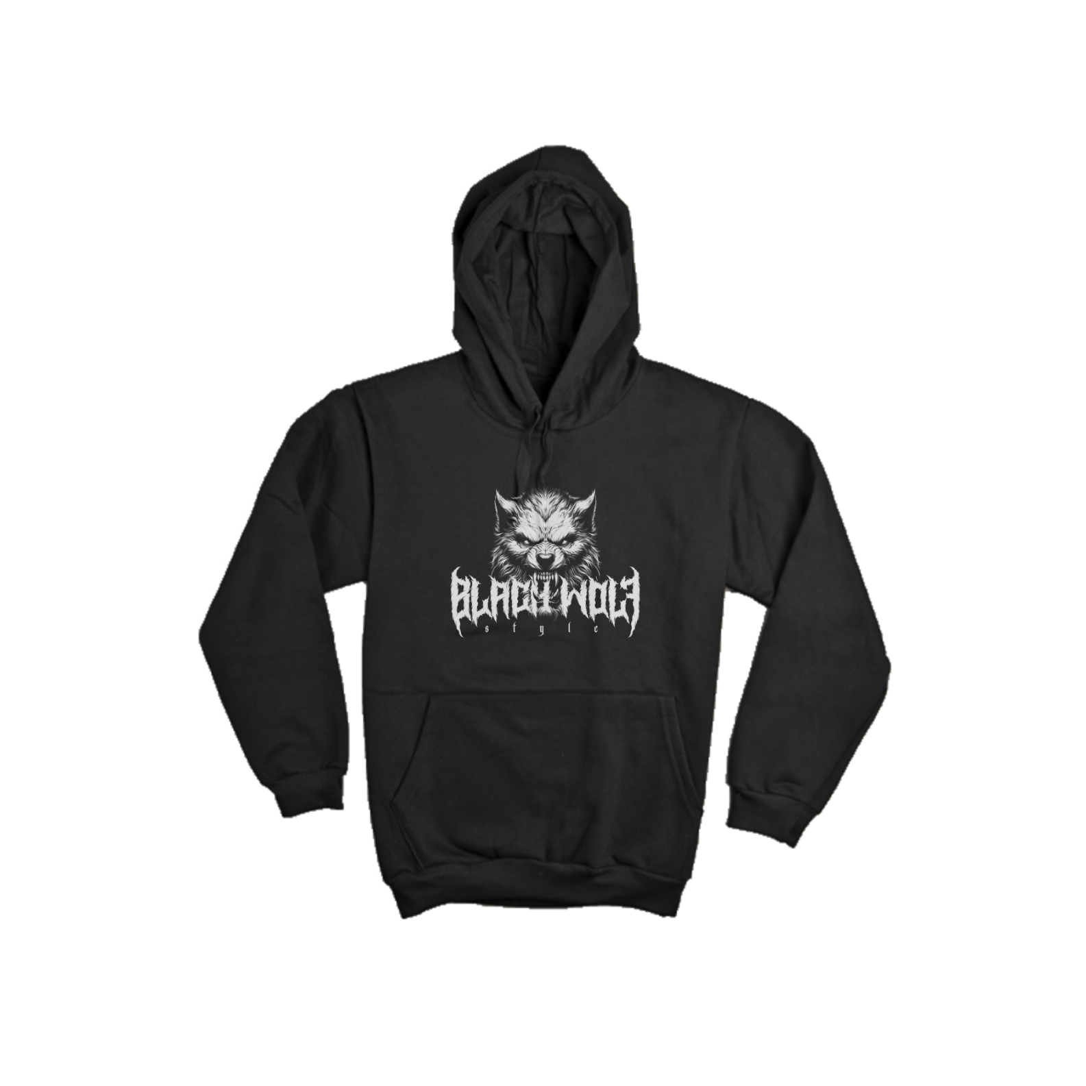 Moletom Canguru - Black Wolf Style