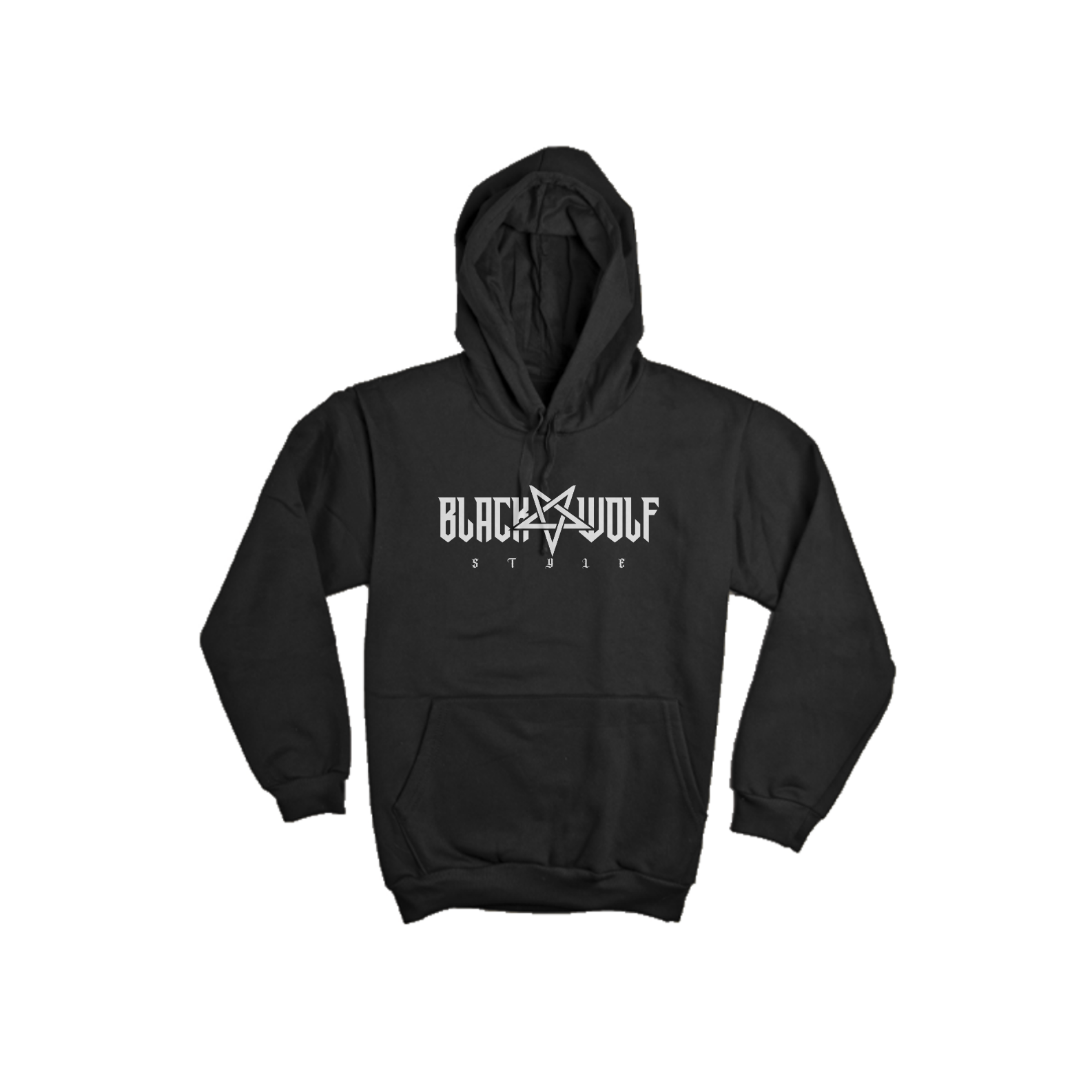 Moletom Canguru - Black Wolf Pentagrama