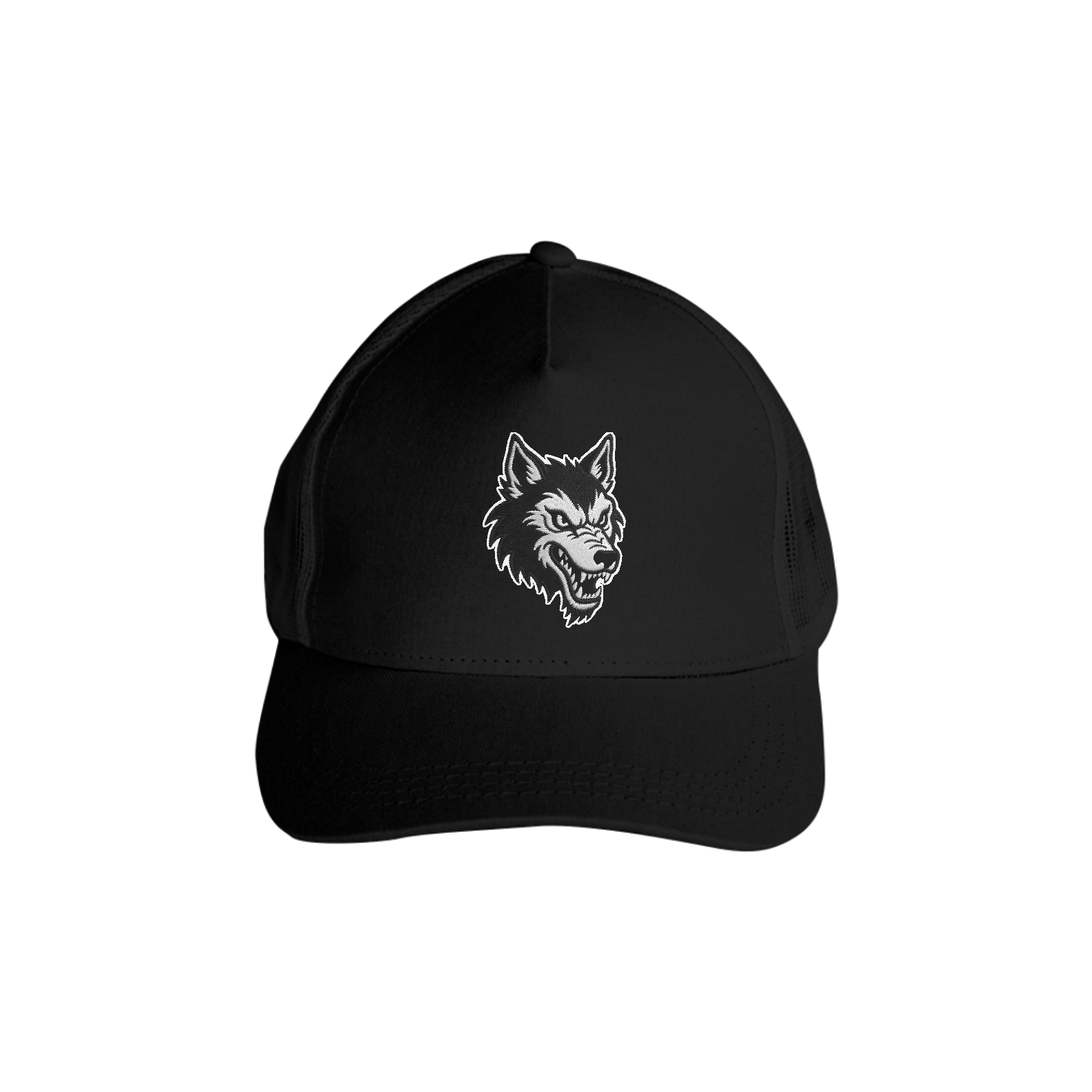 Boné com Tela - Lobo Old School