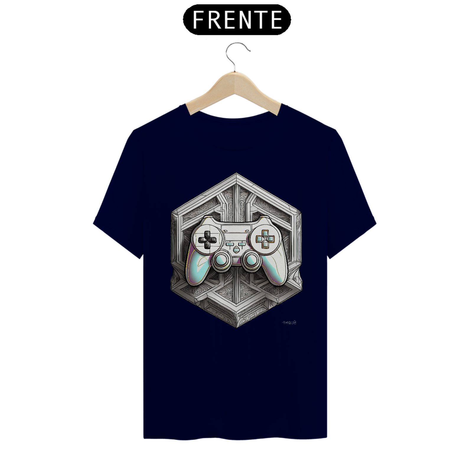 Camiseta Gamer Polígonos