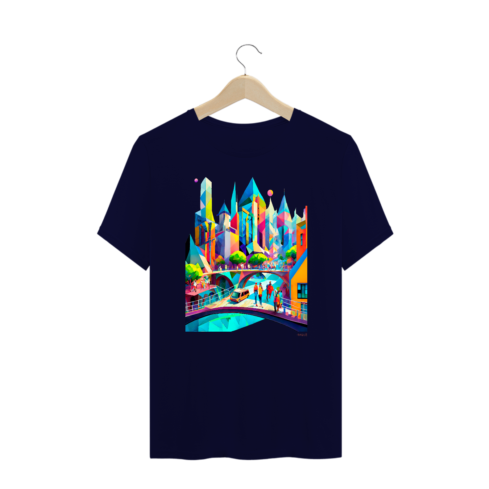 Camiseta Plus Size Polígonos - Metrópole