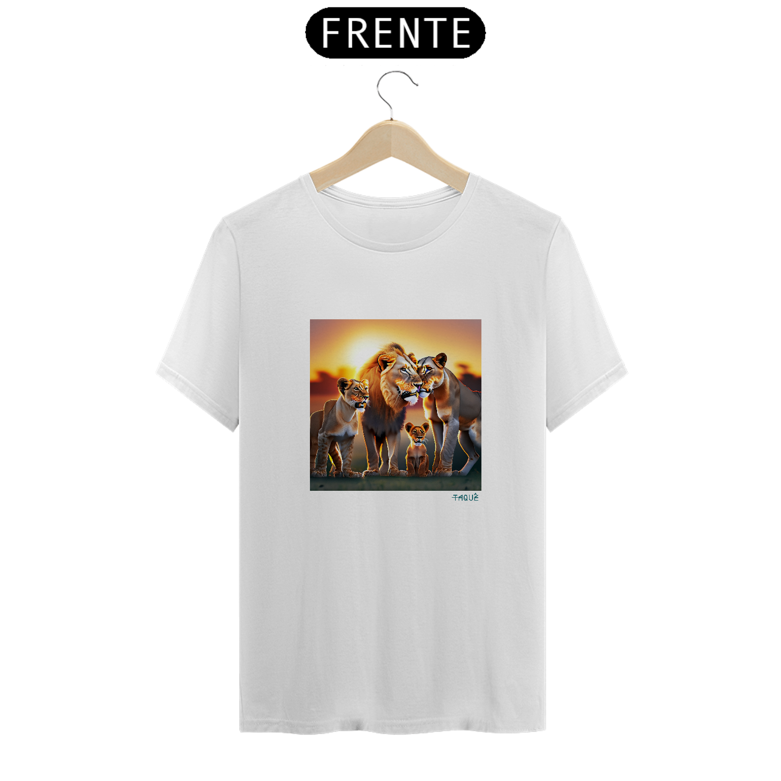 Camiseta Quality Família Leão