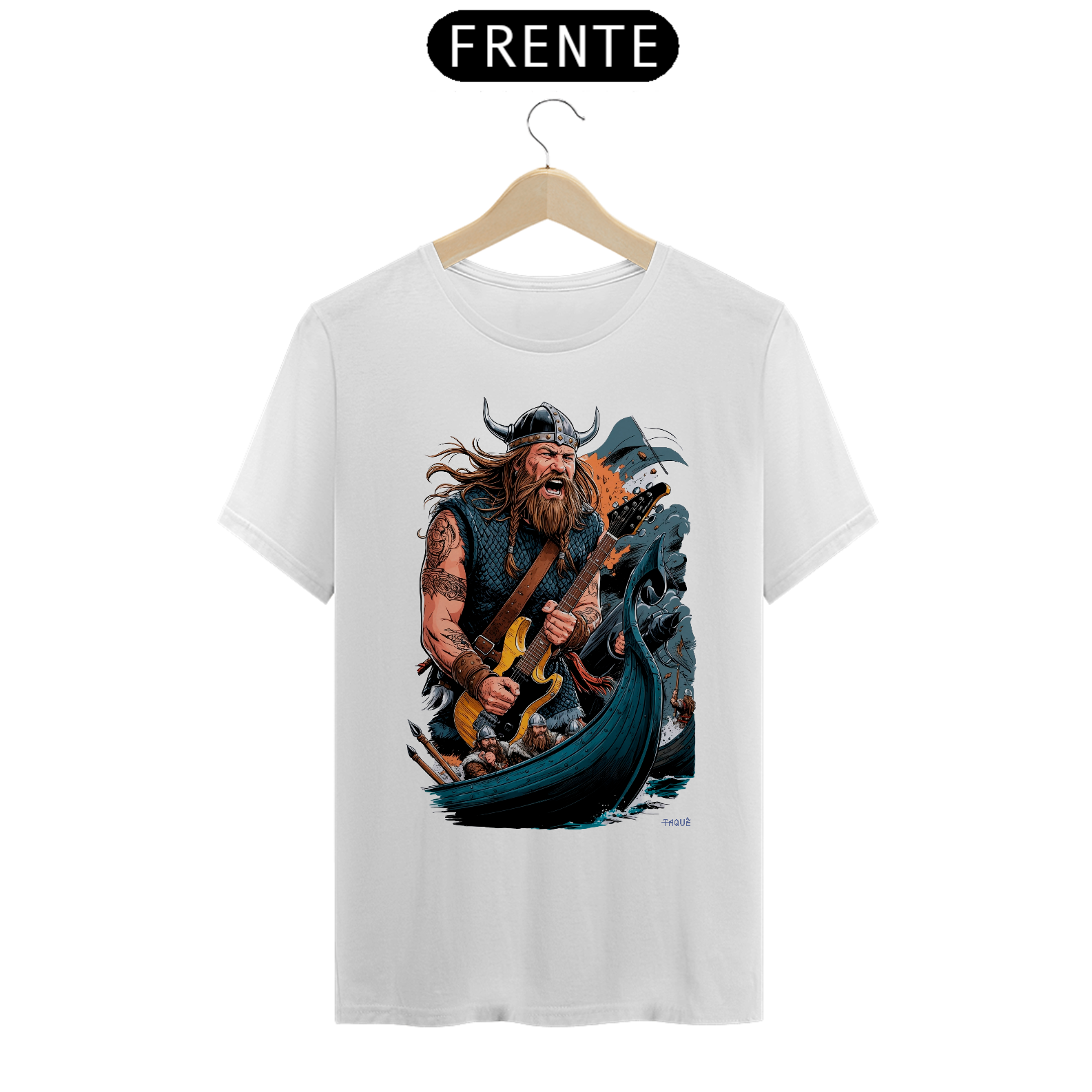 Camiseta Taquê Roqueiro Viking