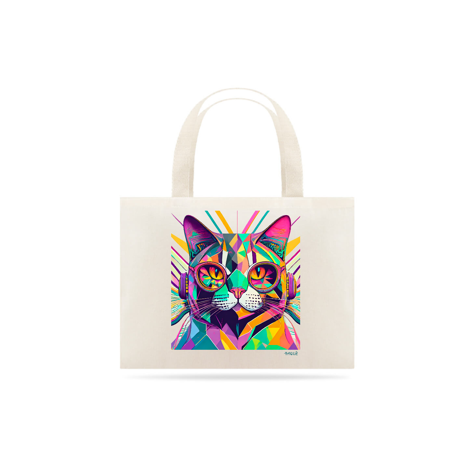 Ecobag Polígonos - Gato
