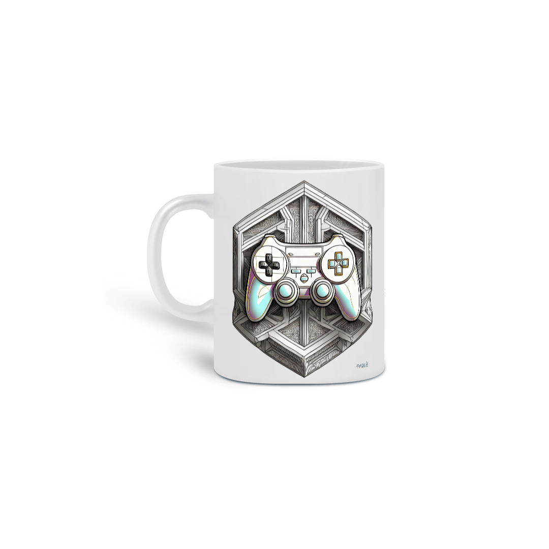 Caneca Polígonos Gamer