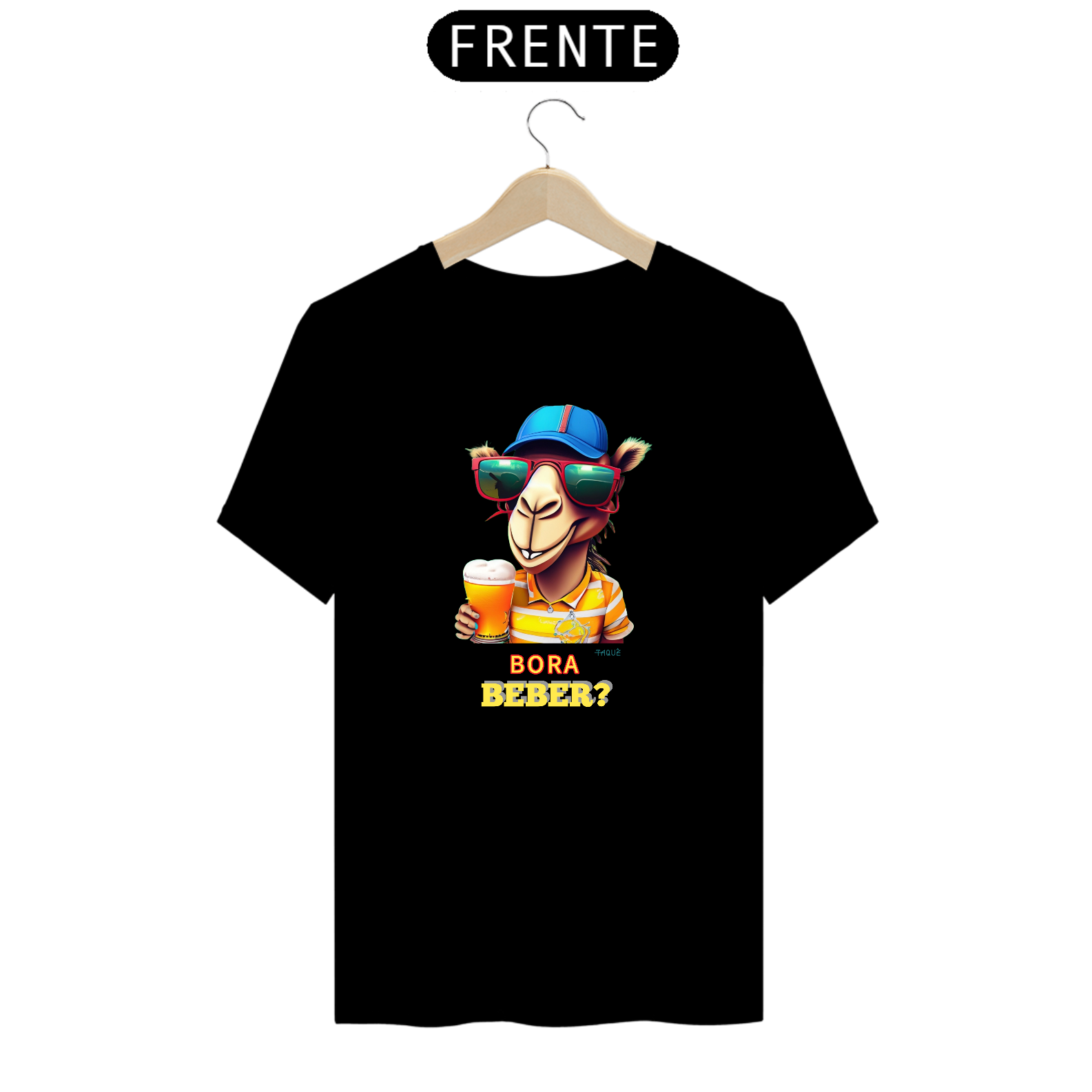 Camiseta Premium Bora Beber (malha lixada 100% algodão) 