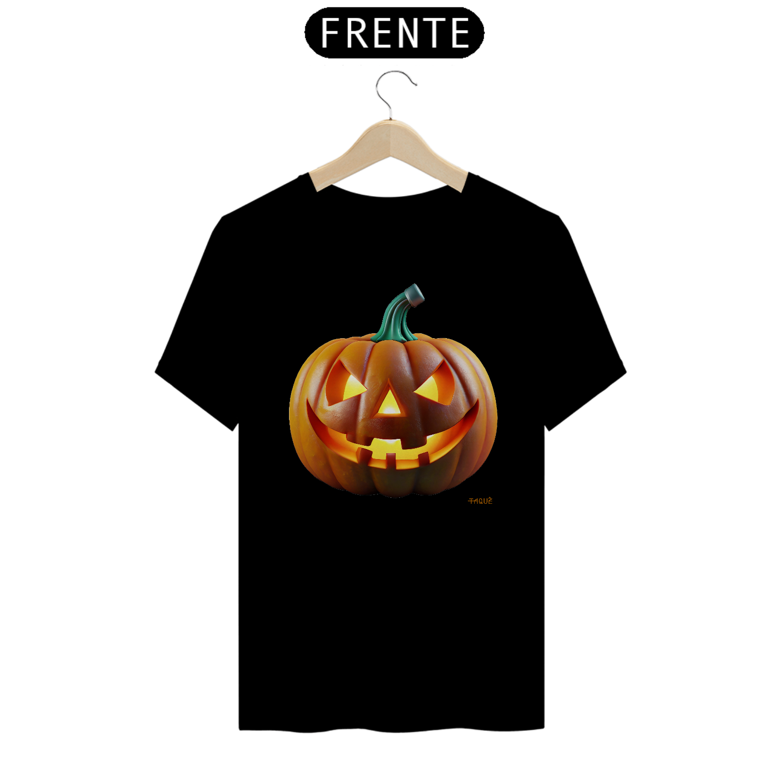 Camiseta Quality Abobora Halloween