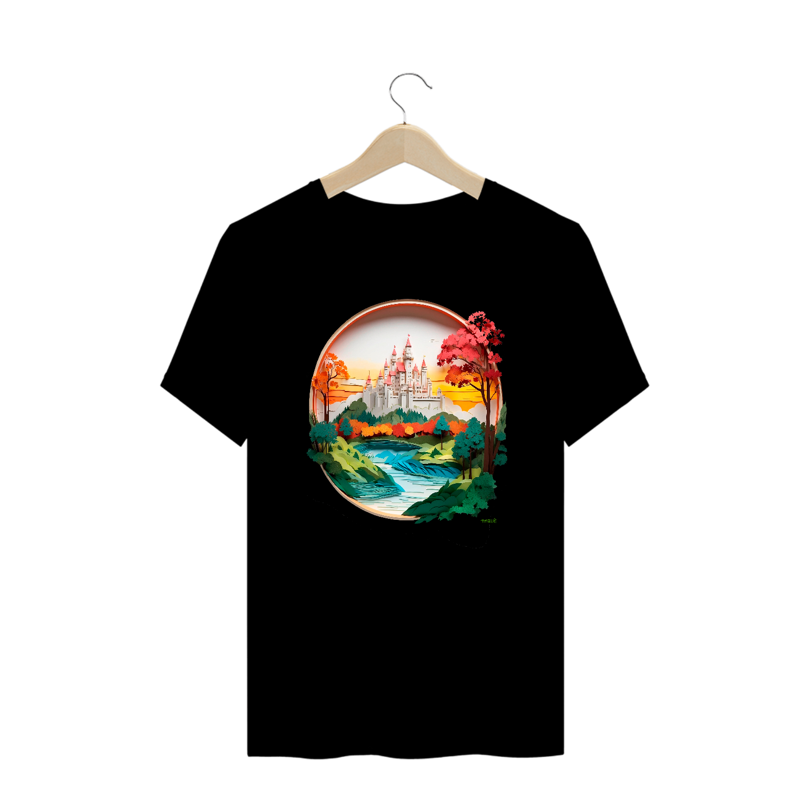 Camiseta Plus Size Castelo de Papel
