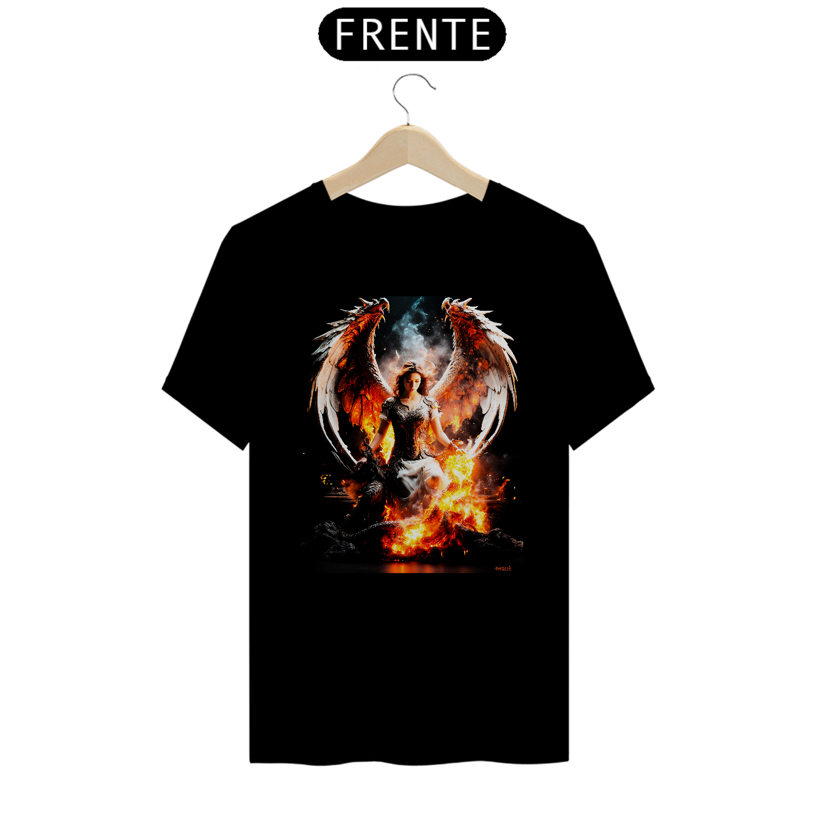 Camiseta Taquê Anjo em Chamas