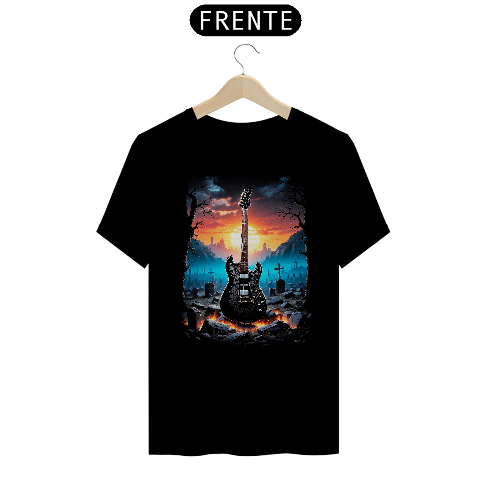 Camiseta Taquê Graveyard Fender