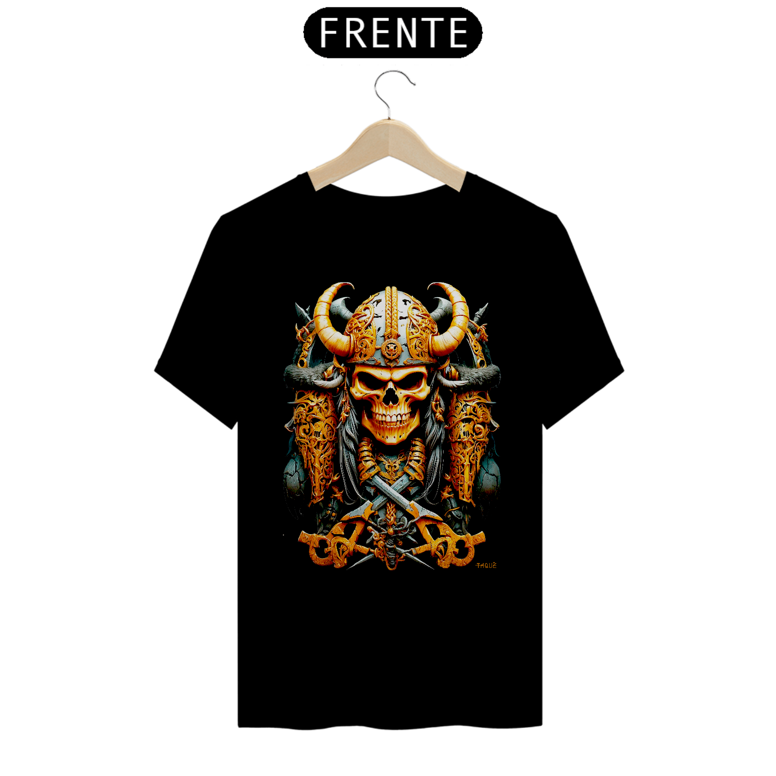 Camiseta Taquê Caveira Viking