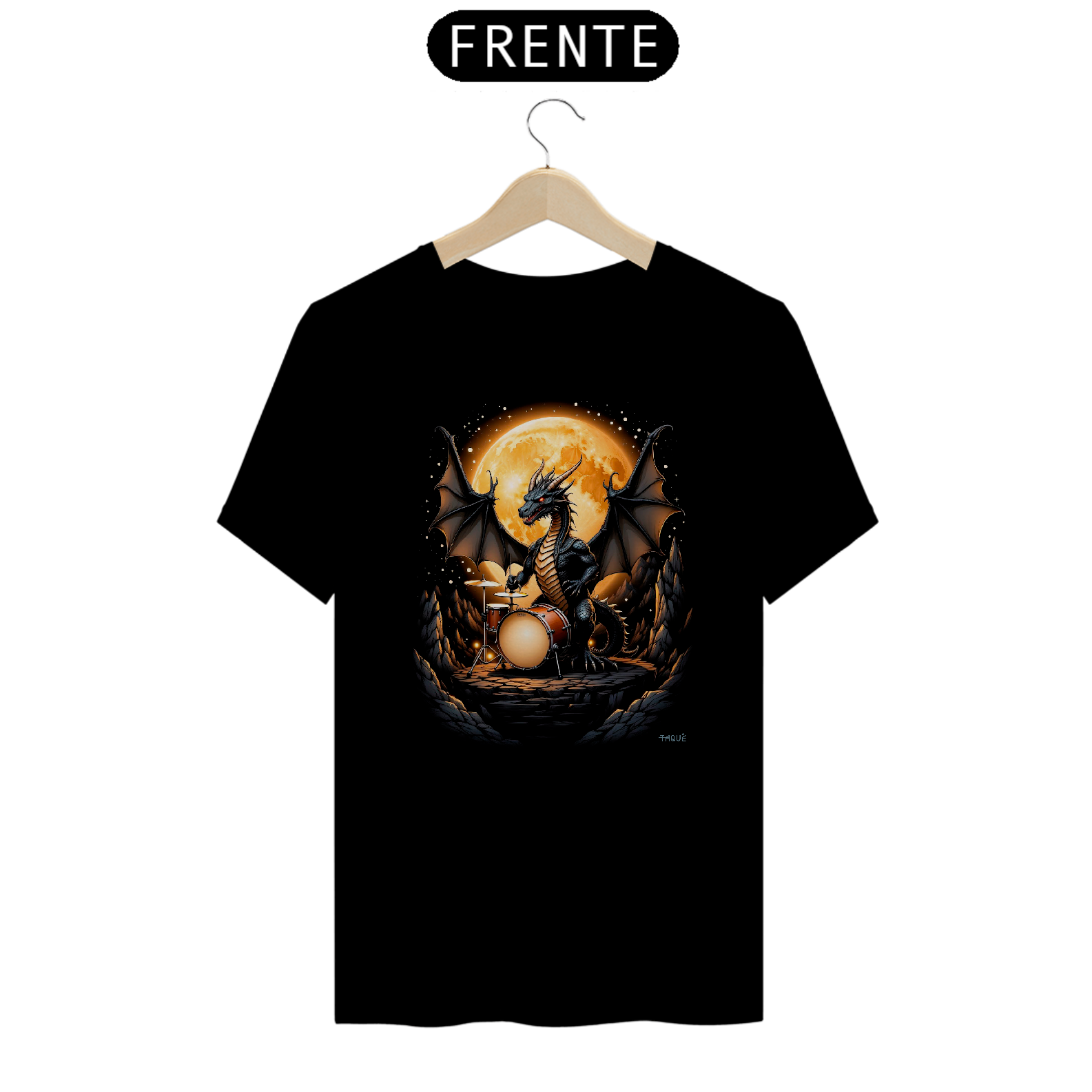 Camiseta Taquê Dragão Baterista