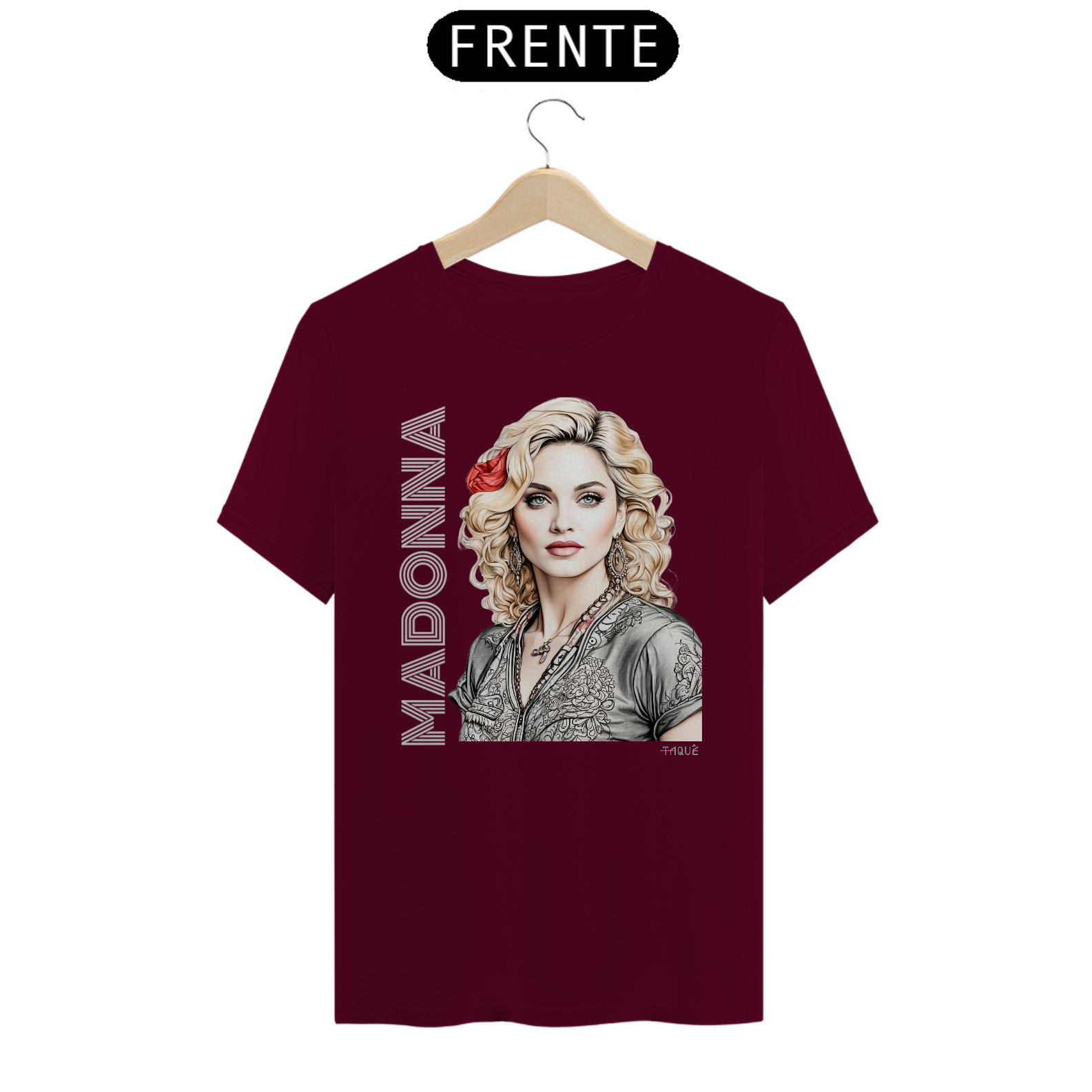 Camiseta Taquê Lendas - Madonna Nome do produto: Camiseta Taquê Lendas - Madonna
