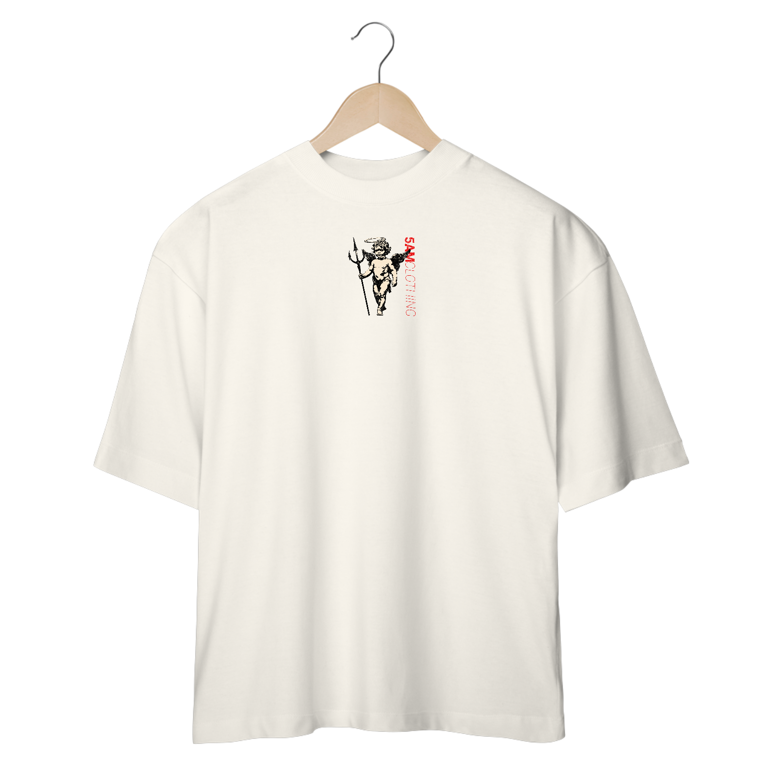 Camiseta Oversized Angel - Off White