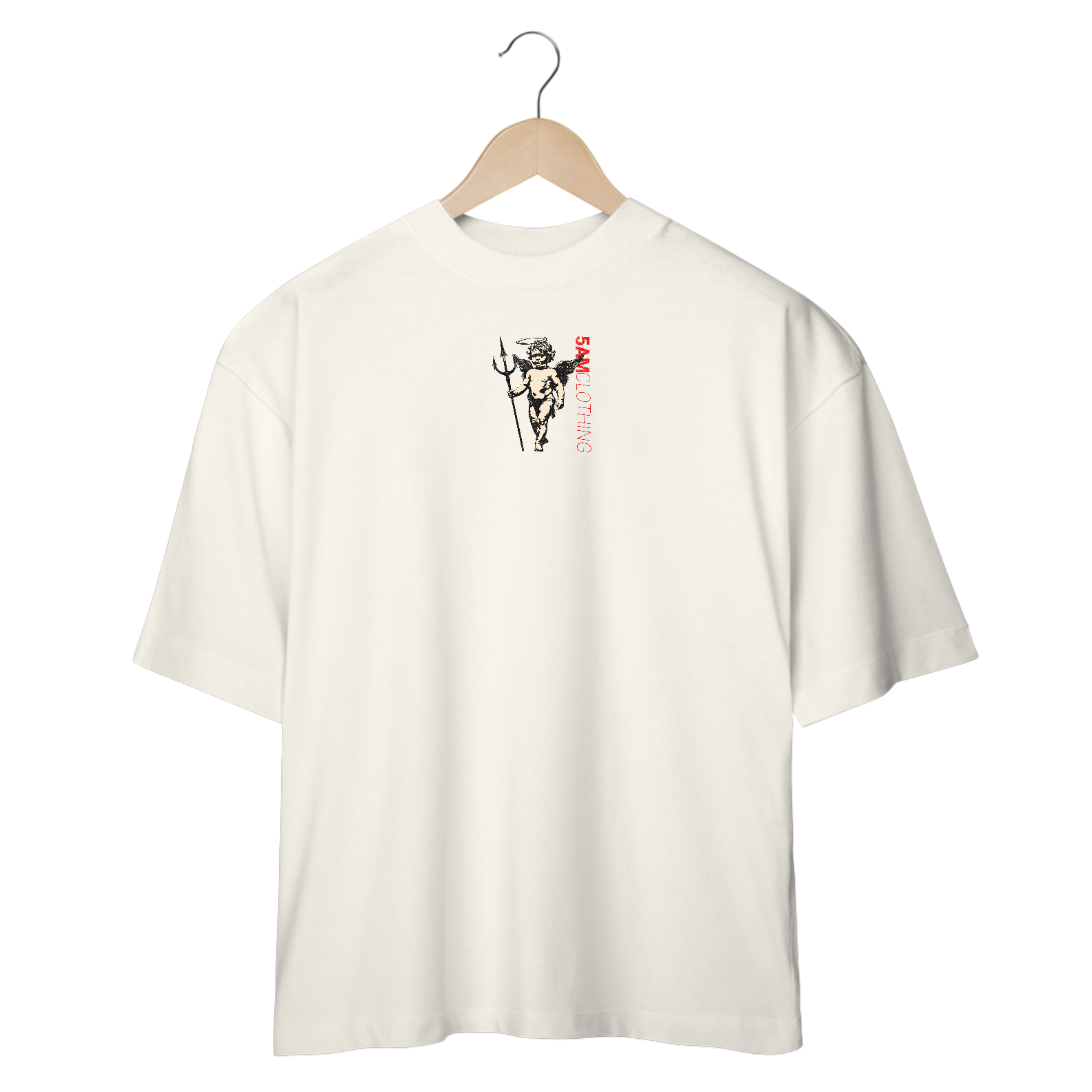 Camiseta Oversized Angel - Off White