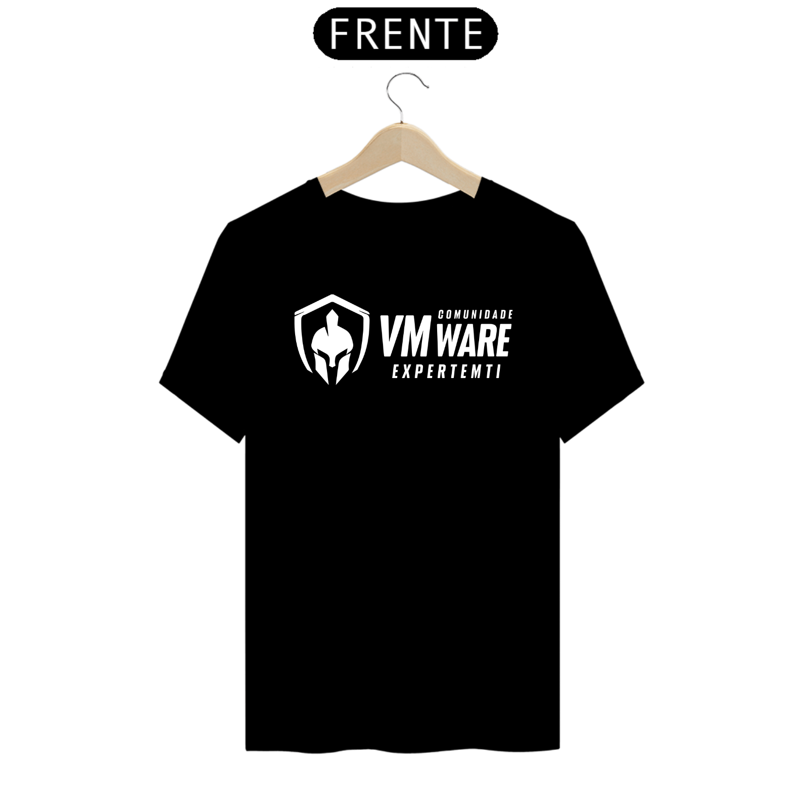 Camisa Comunidade VMware ExpertemTI Logo B Branco