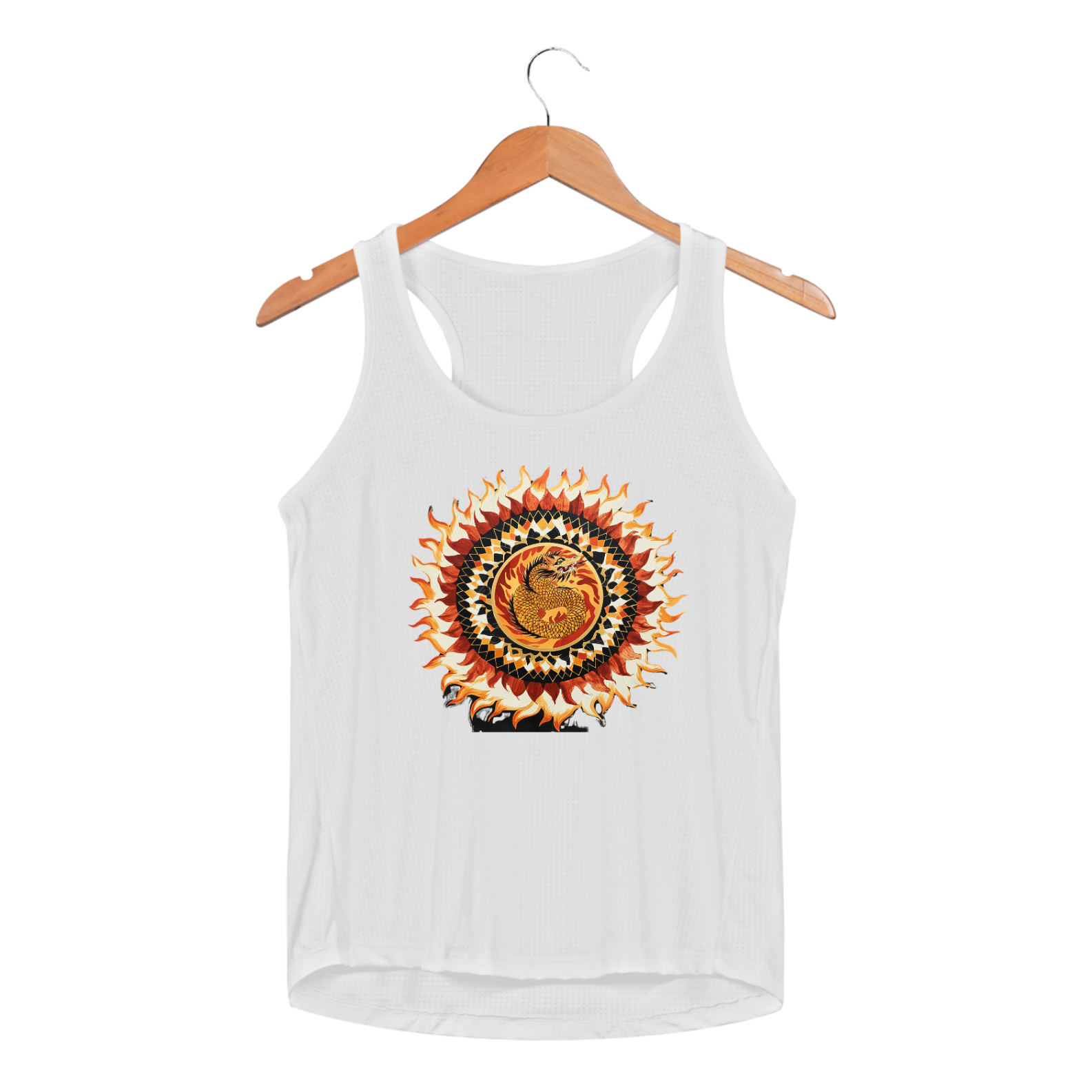 Camiseta Regata Feminina Mandala da Coragem