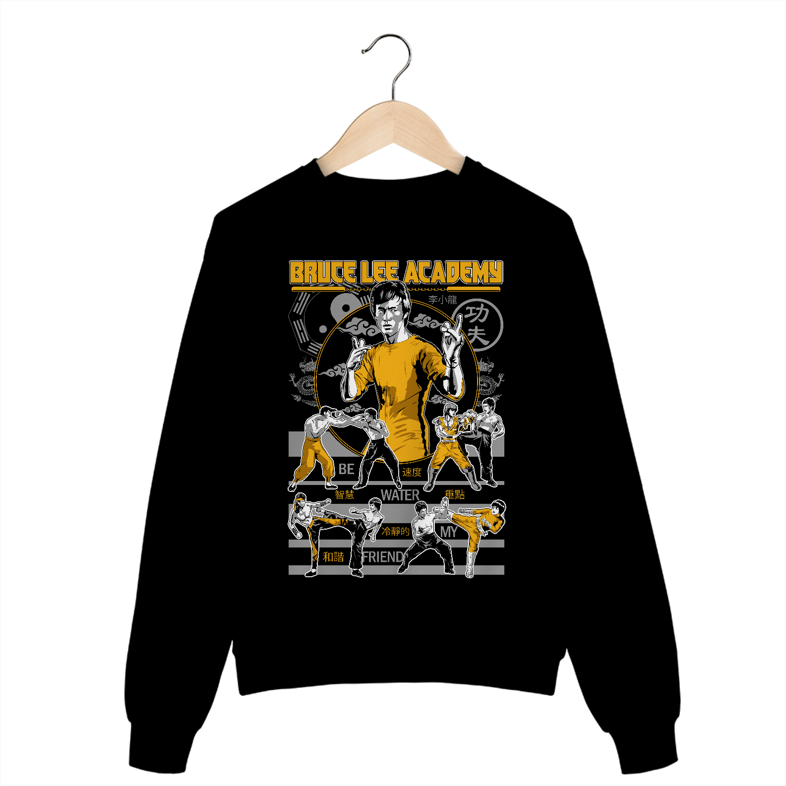 Moletom Bruce Lee Academy