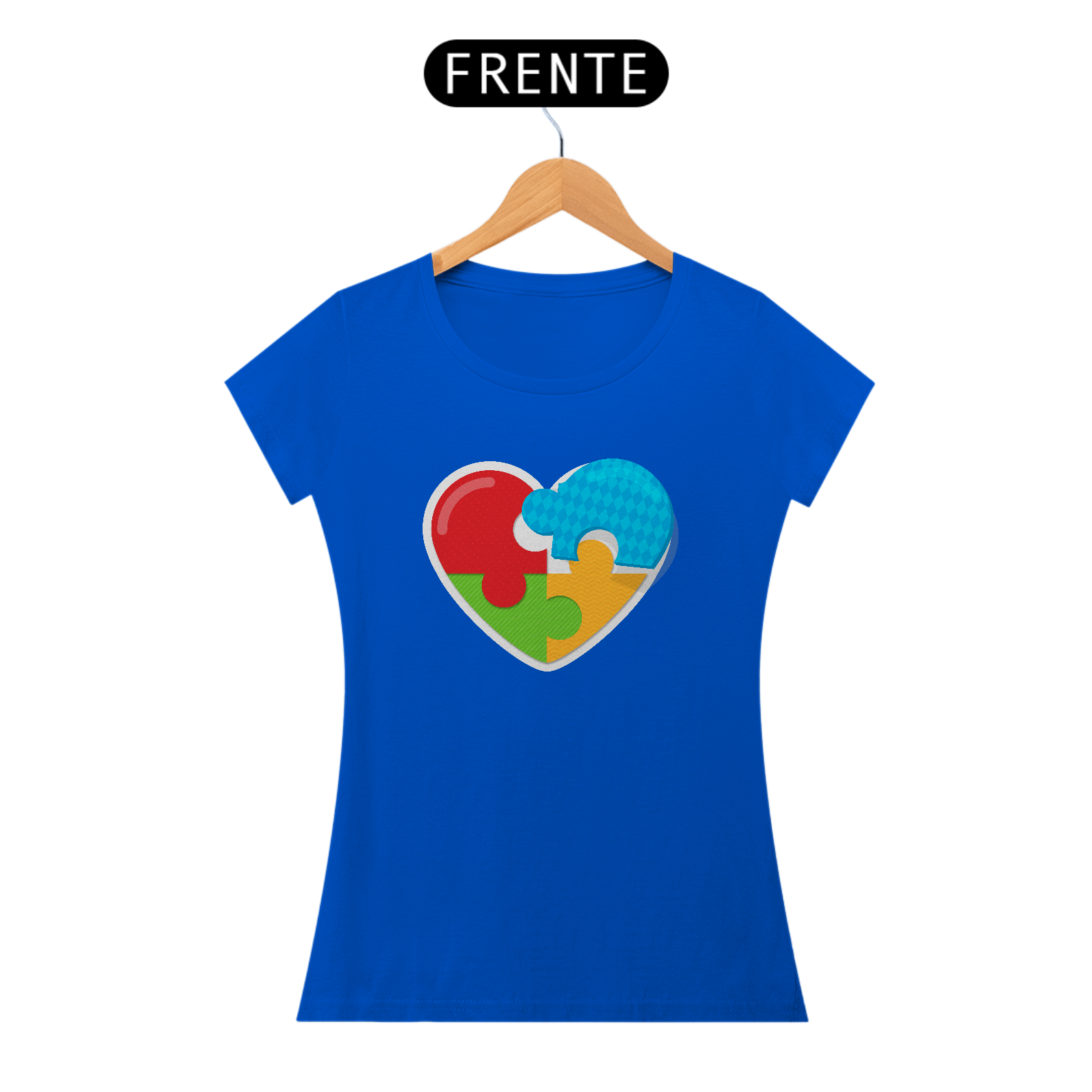 Baby Long - Heart Puzzle 1 - Azul Royal