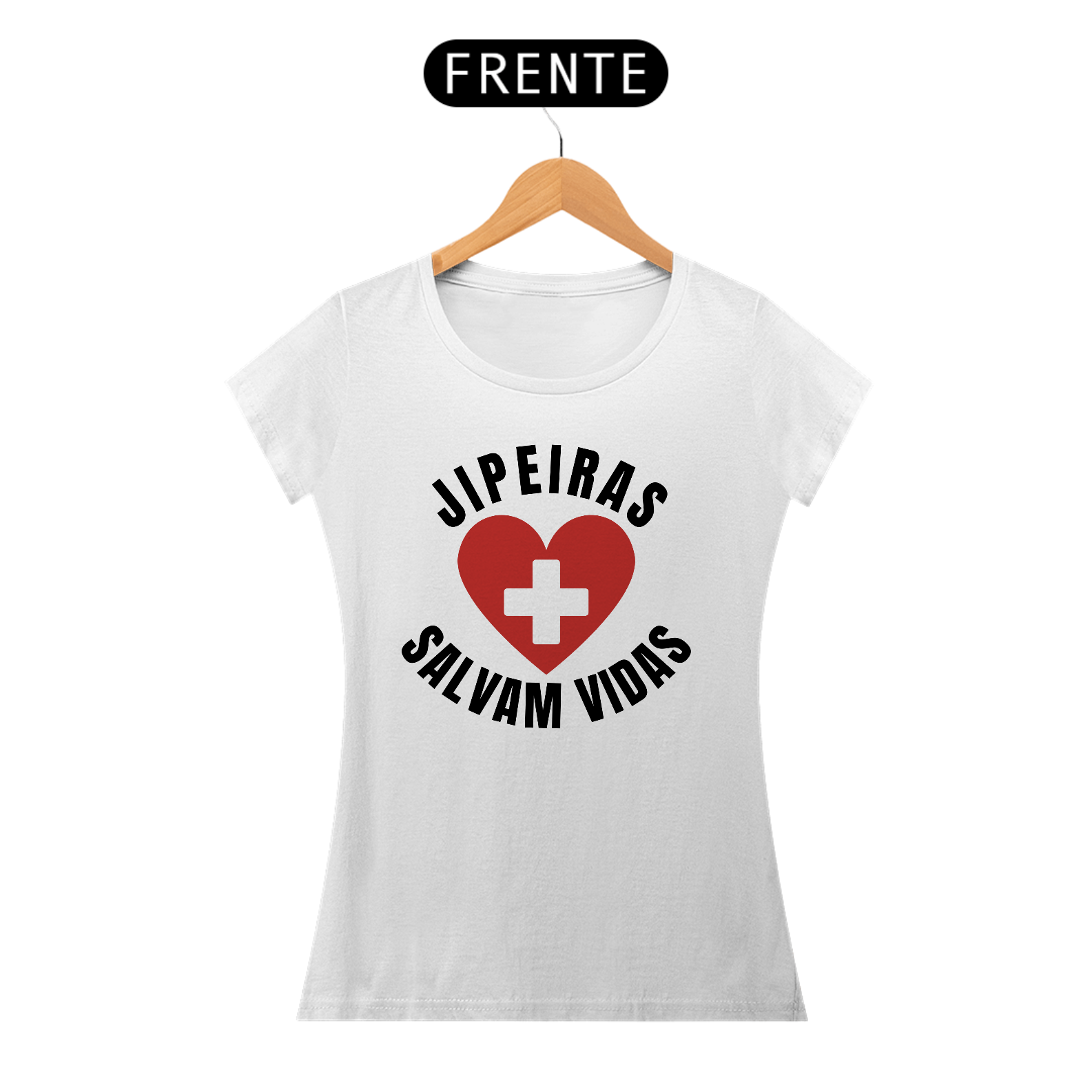 Baby Look Branca - Jipeiras Salvam Vidas