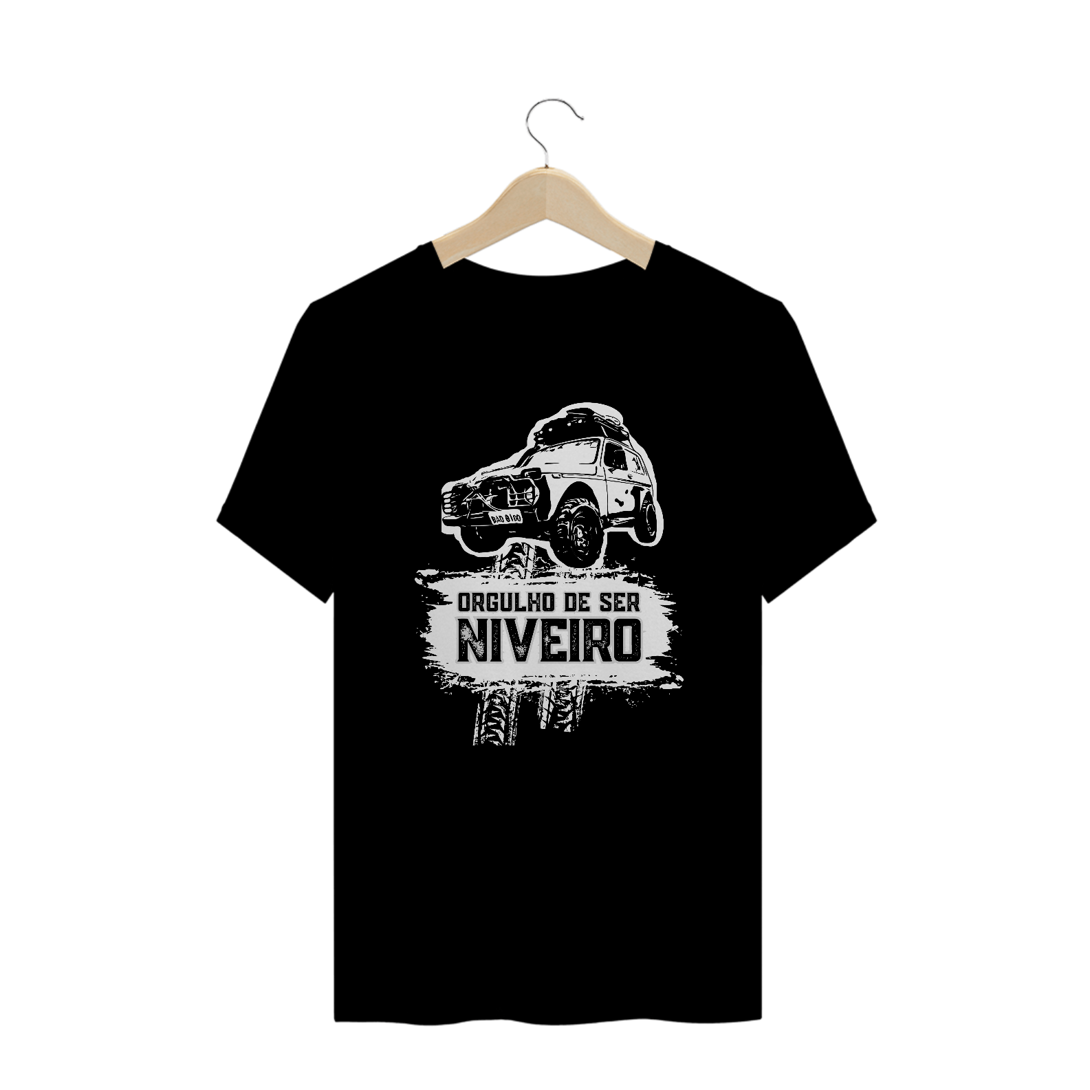Camiseta Plus Size - Orgulho Niveiro - Black