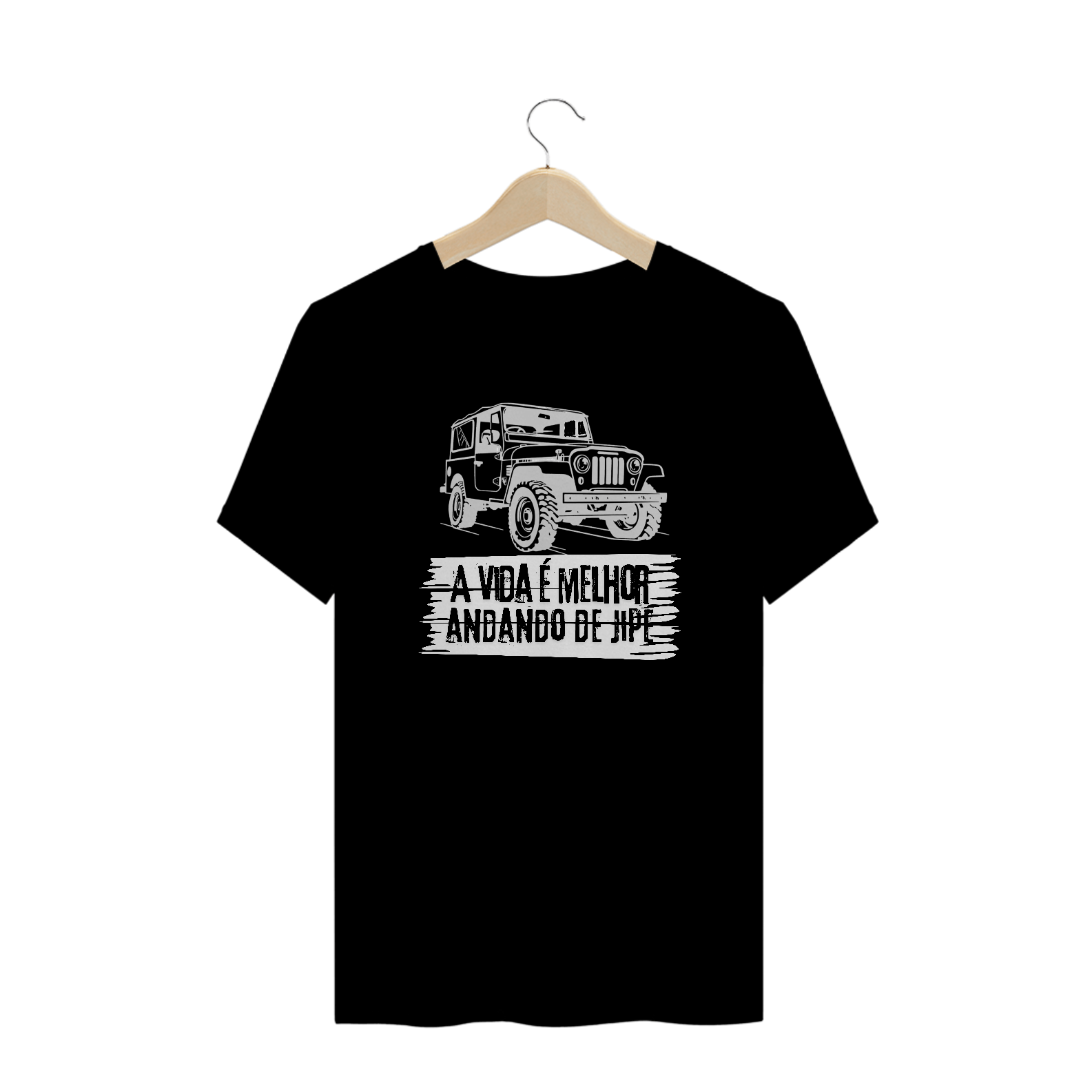 Camiseta Plus Size - Vida Melhor - Black