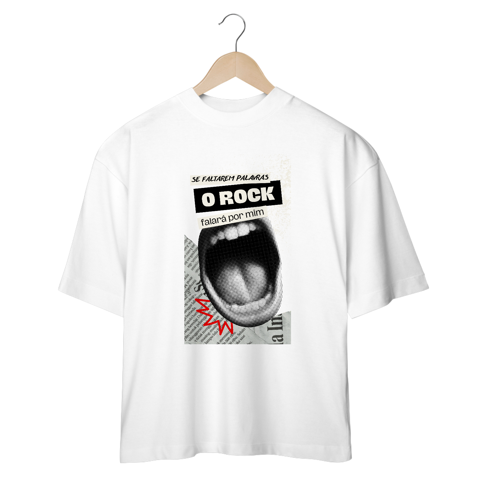 camiseta o rock
