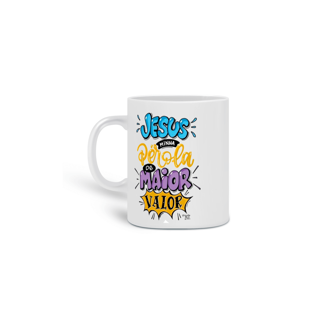 CANECA JESUS EMINHA PEROLA 