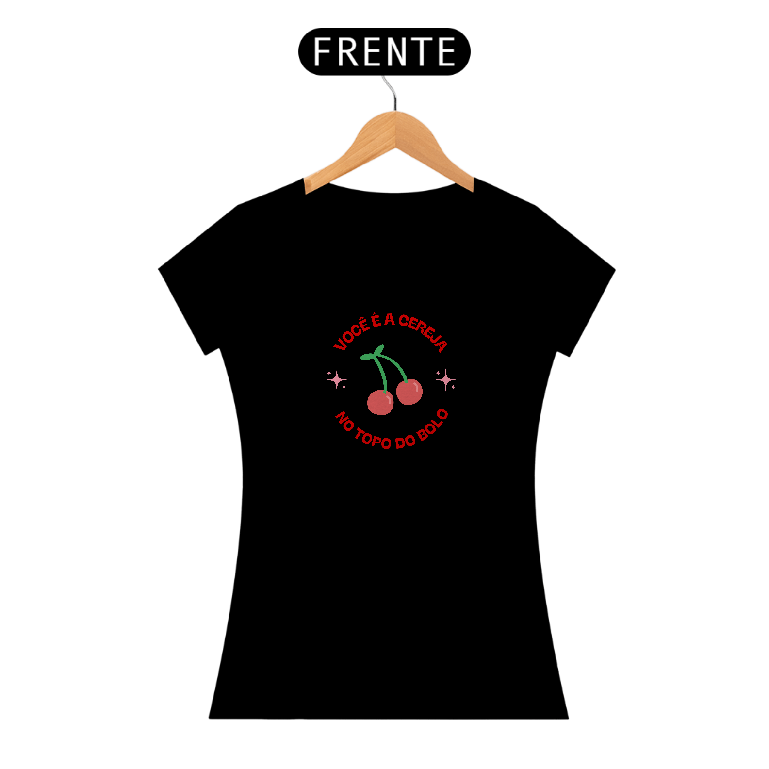 Camiseta voce e a cereja 
