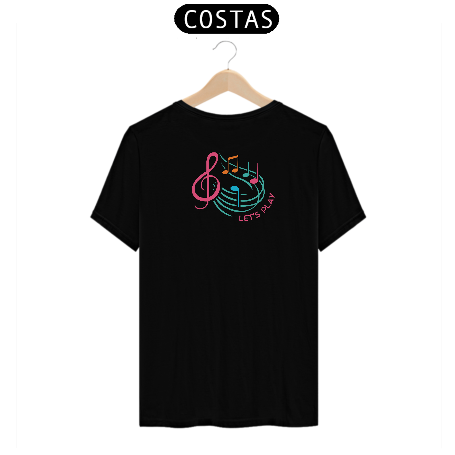 Camiseta Let`s Play