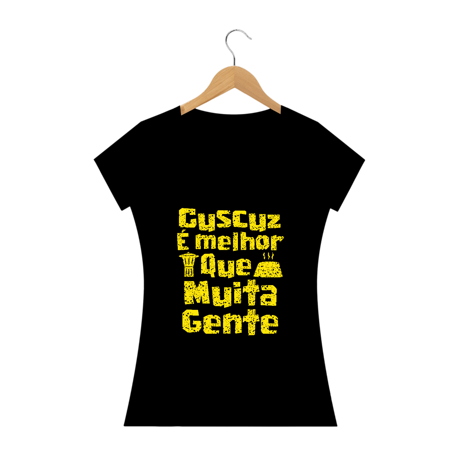 Feminina preta - Cuscuz é melhor que muita gente (linha prime)