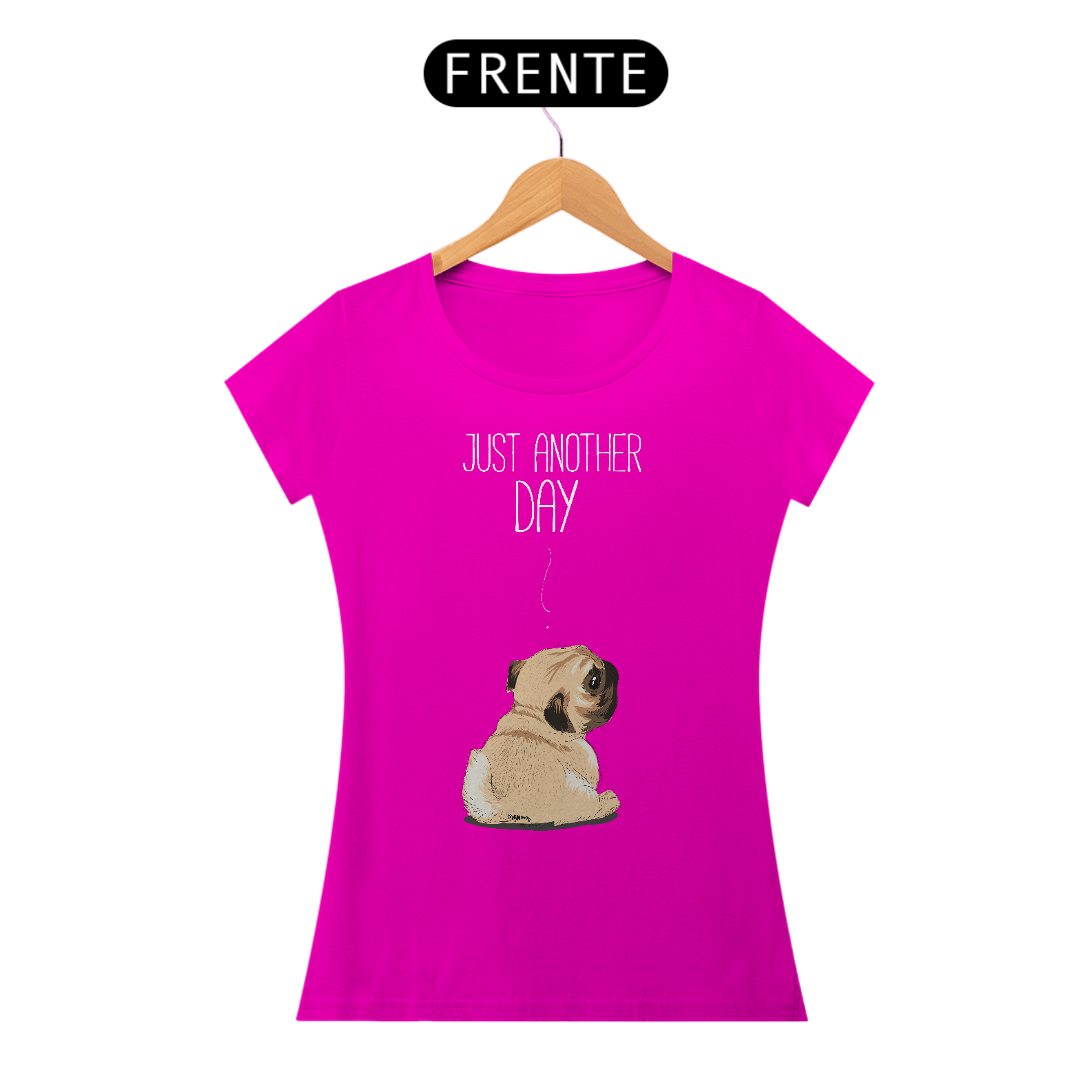 Baby Look Pug Just Another Day