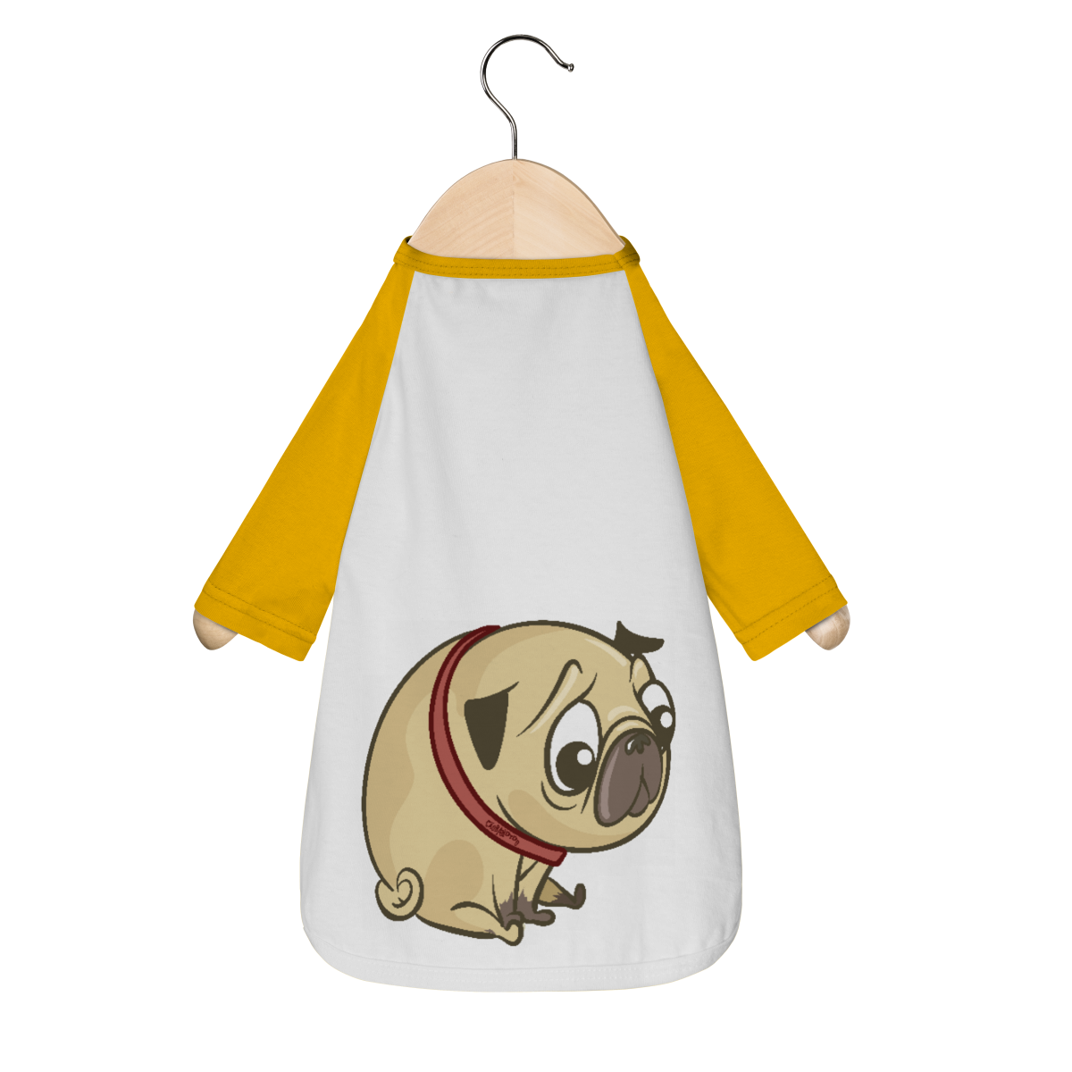 Camiseta para Cachorro Pug Carente
