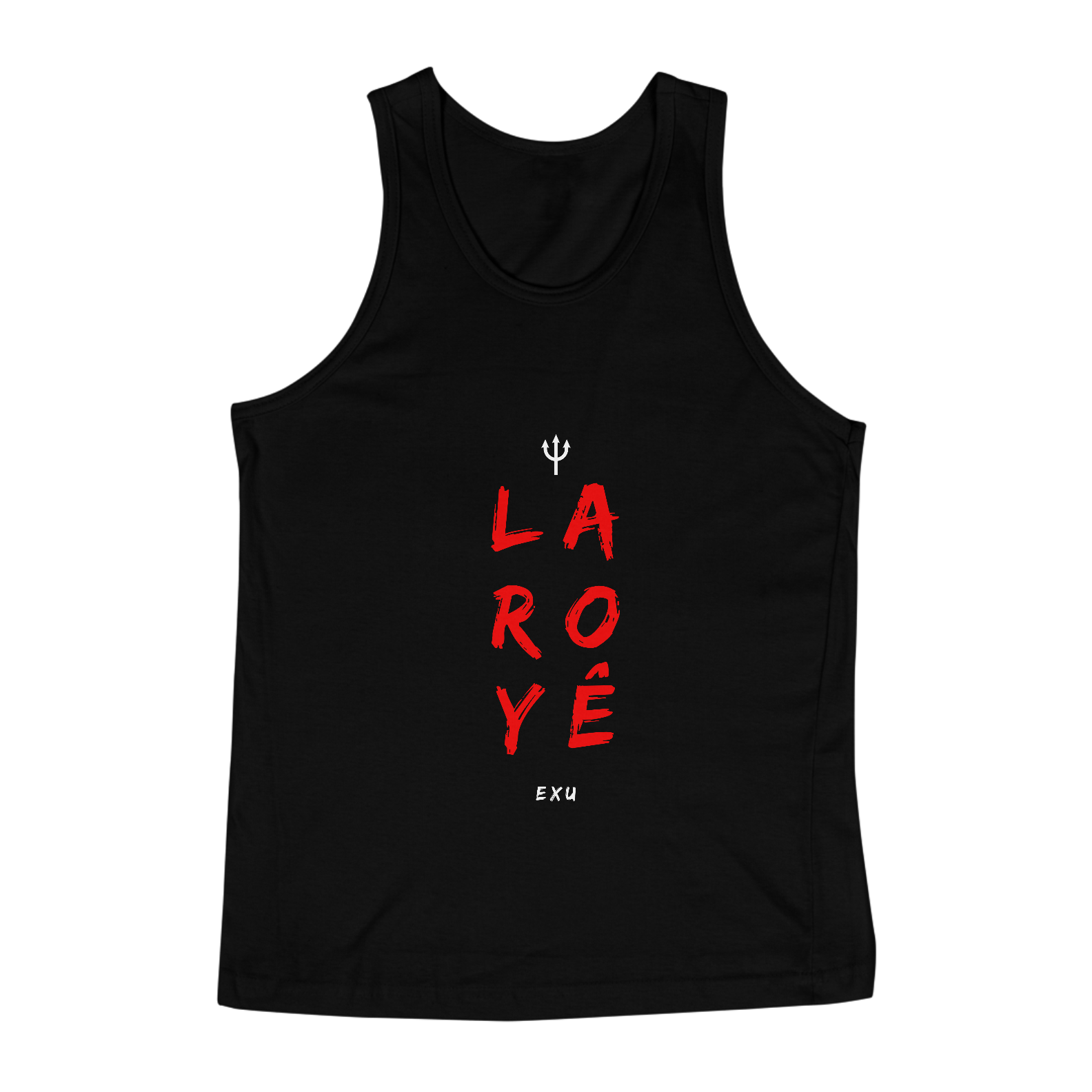 Camiseta Regata Exu Laroyê Exu Unissex Preta 