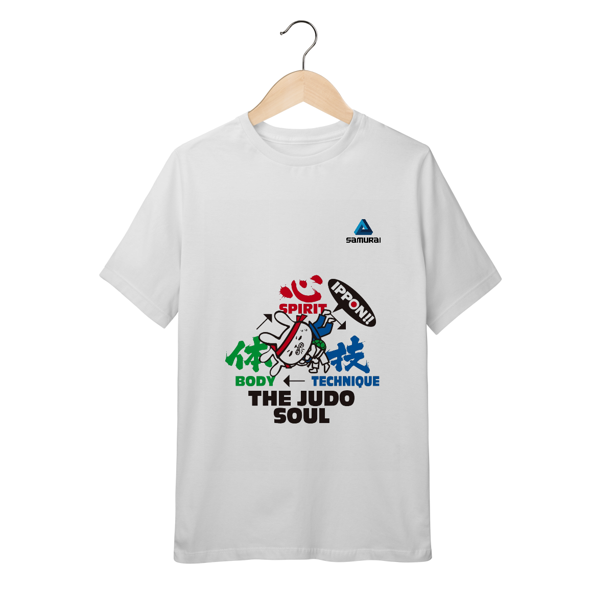 Camiseta Samurai Infantil Judo Soul [10 - 14 anos]