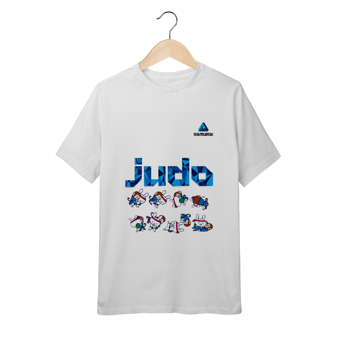 Camiseta Samurai Infantil Judo Technique [10 - 14 anos]