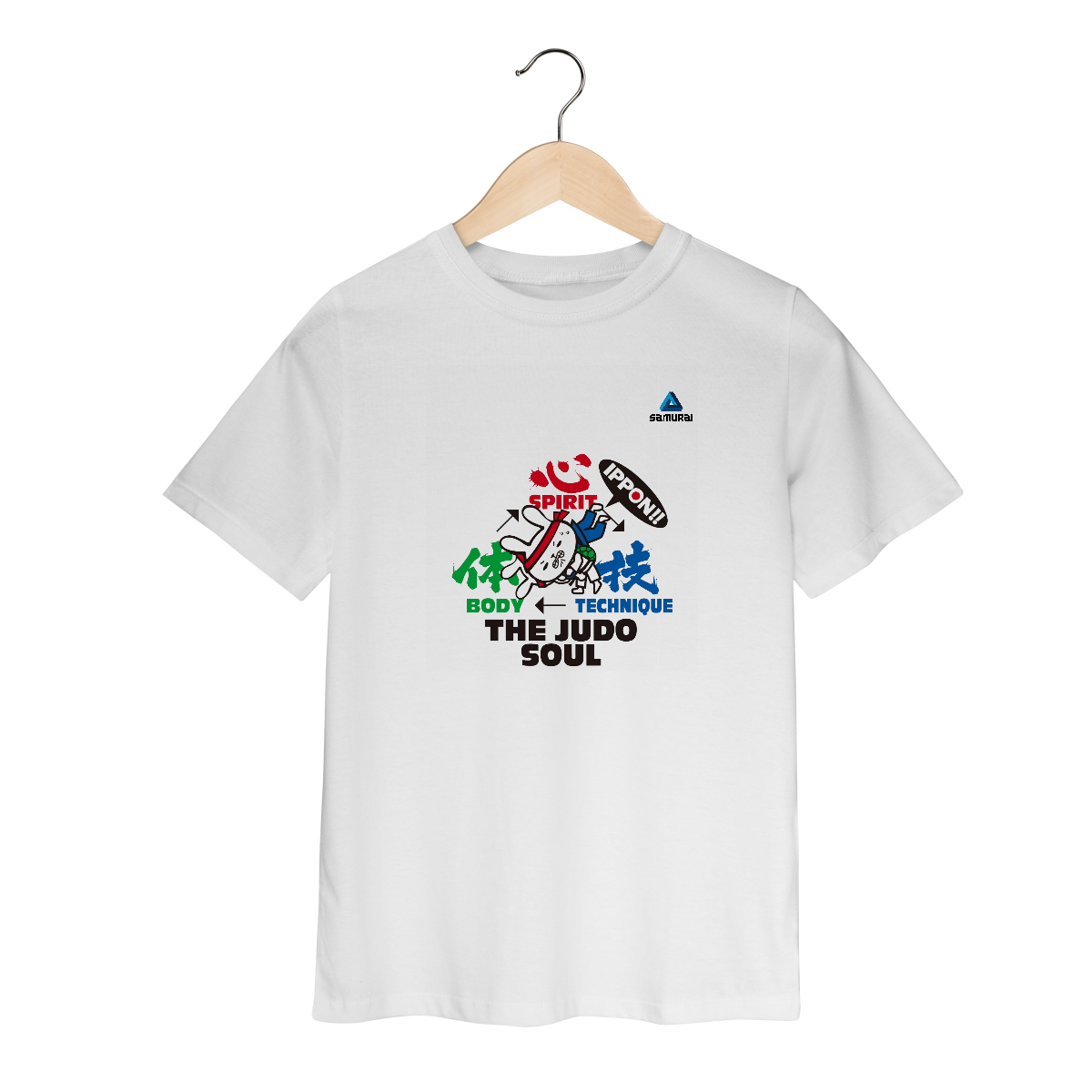 Camiseta Samurai Infantil Judo Soul [2 - 8 anos]