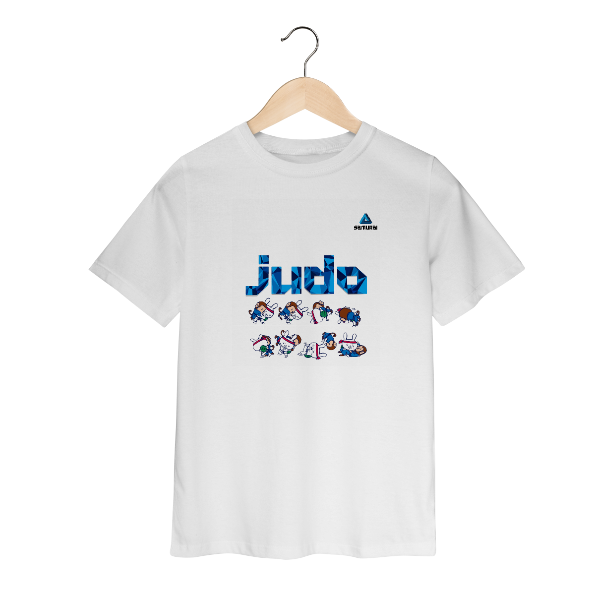 Camiseta Samurai Infantil Judo Technique [2 - 8 anos]