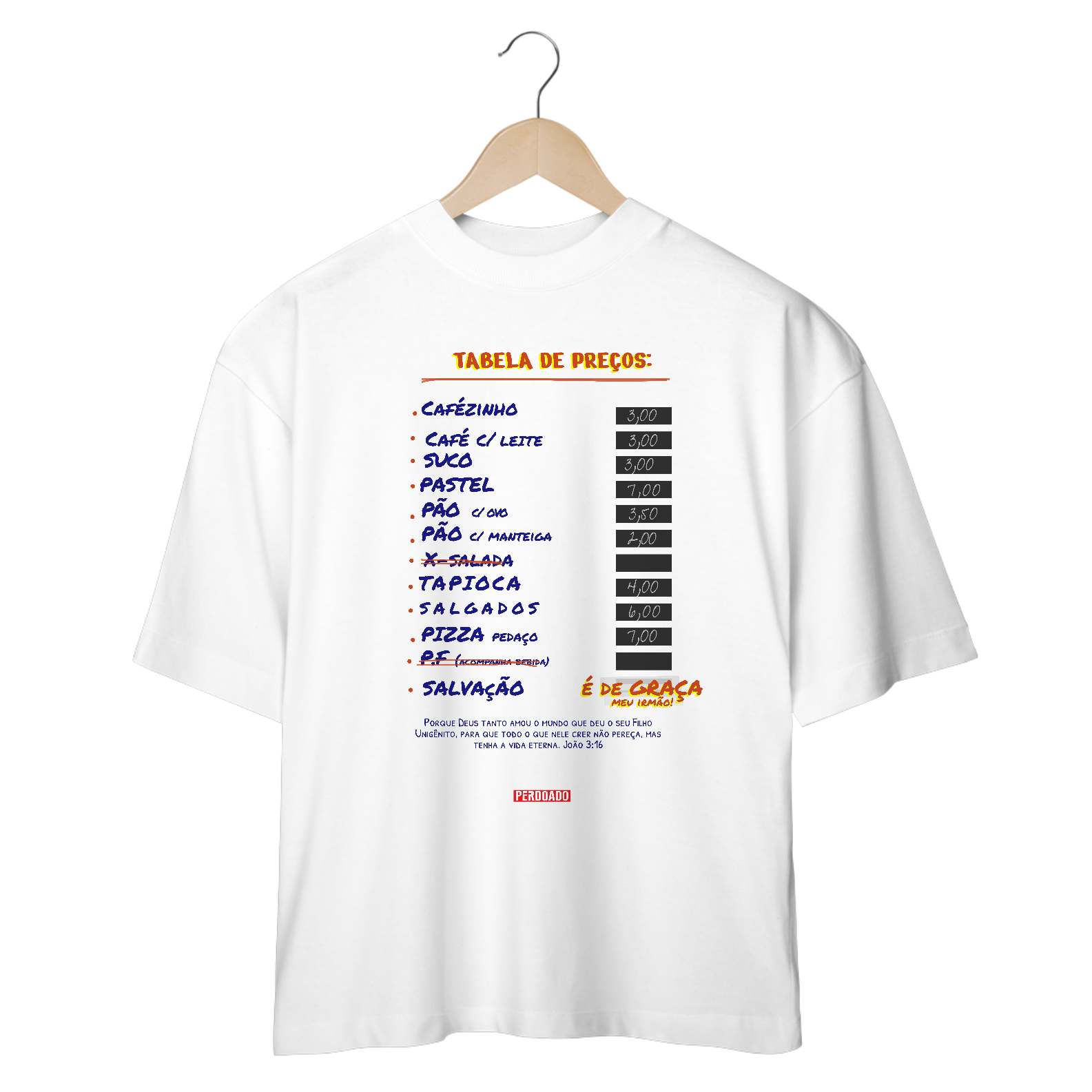 0055OS - Camiseta Oversized Salvação