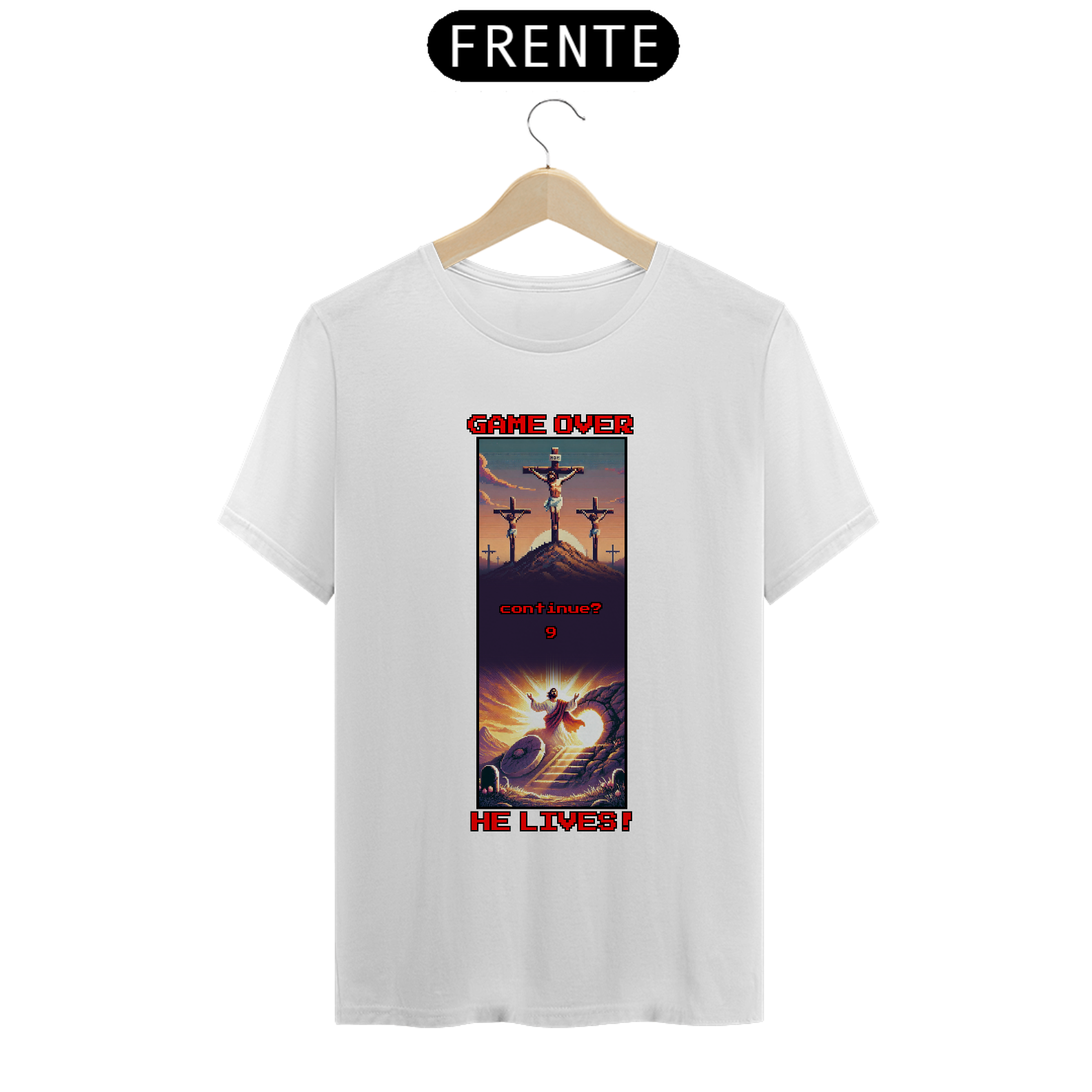 0008 - Camiseta Unissex Game Over