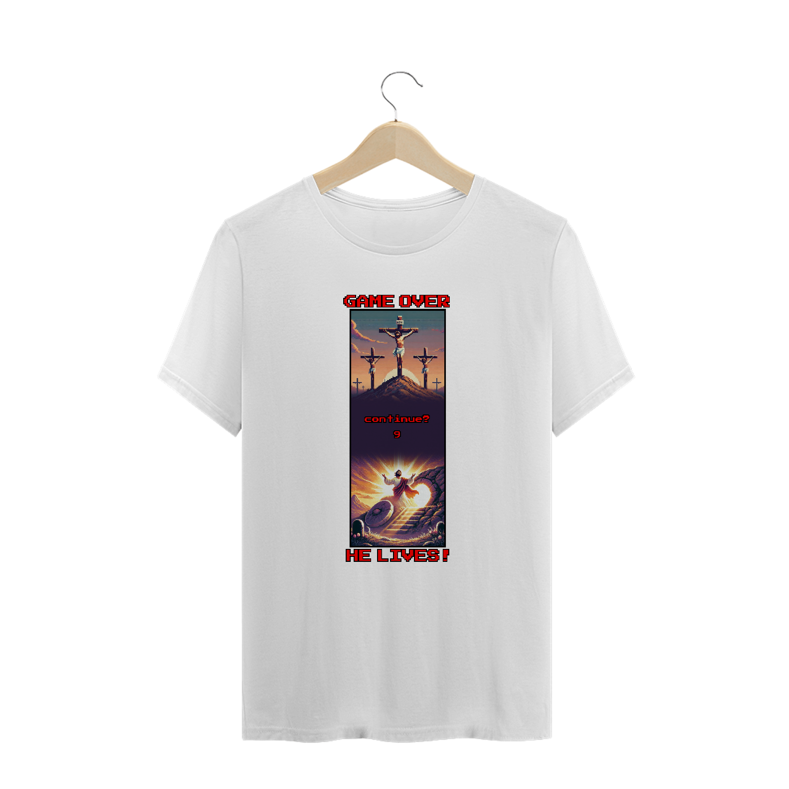 0008PS - Camiseta PlusSize Game Over