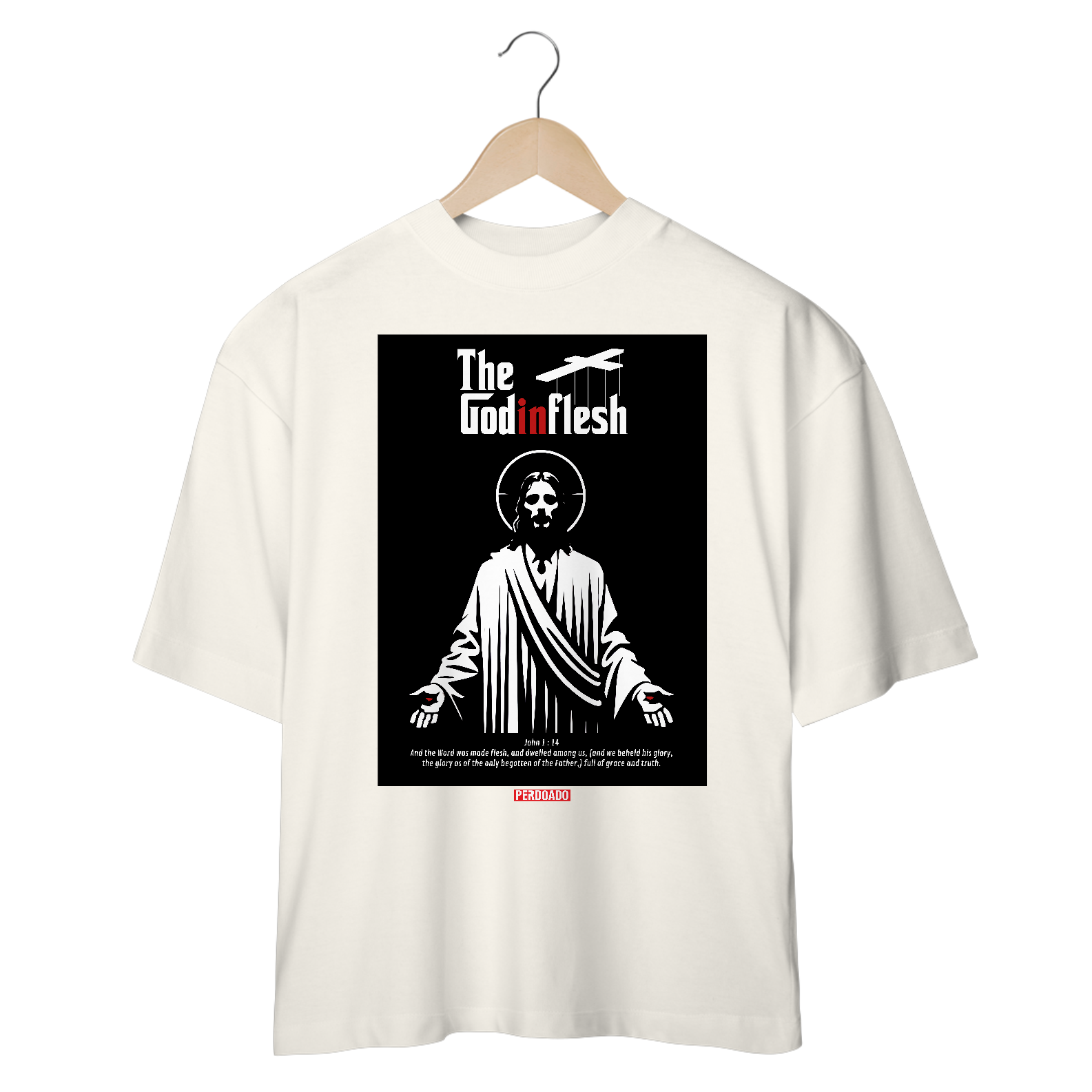 0054OS - Camiseta Oversized TheGodInFlesh