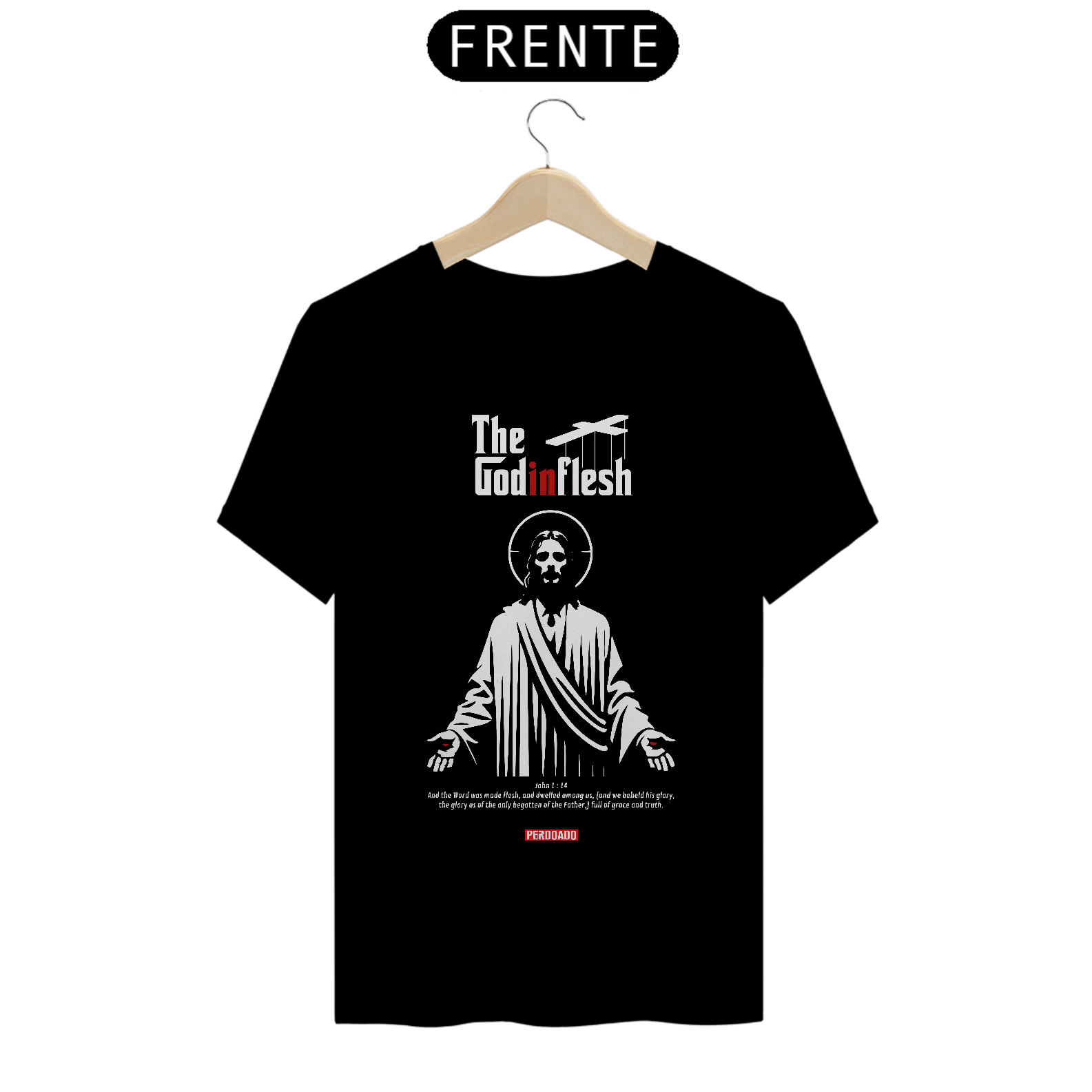 0054 - Camiseta Unissex TheGodInFlesh