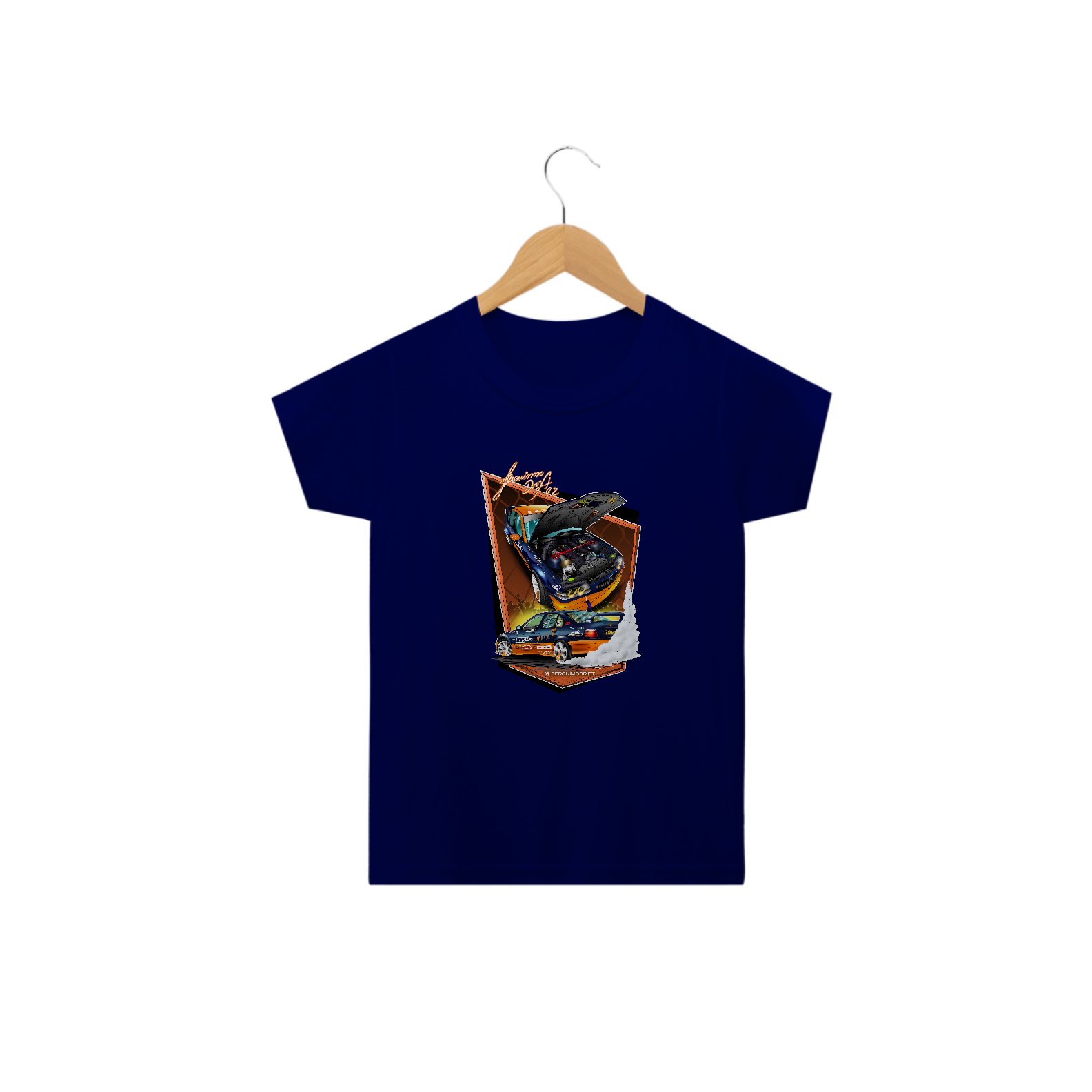 Camiseta Infantil Jeronimo Drift - Motor BMW 328 Turbo