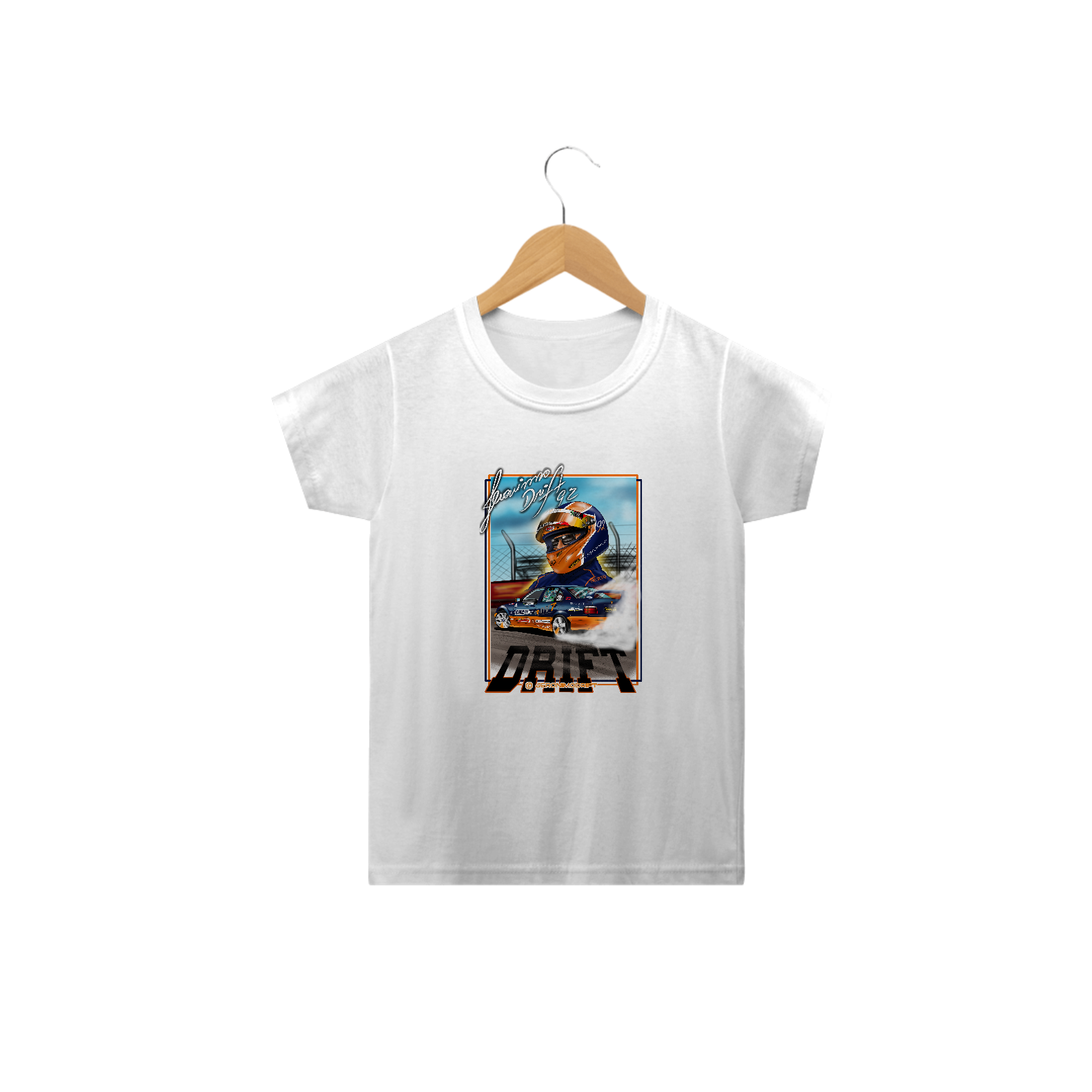 Camiseta Infantil Jeronimo Drift - Close capacete