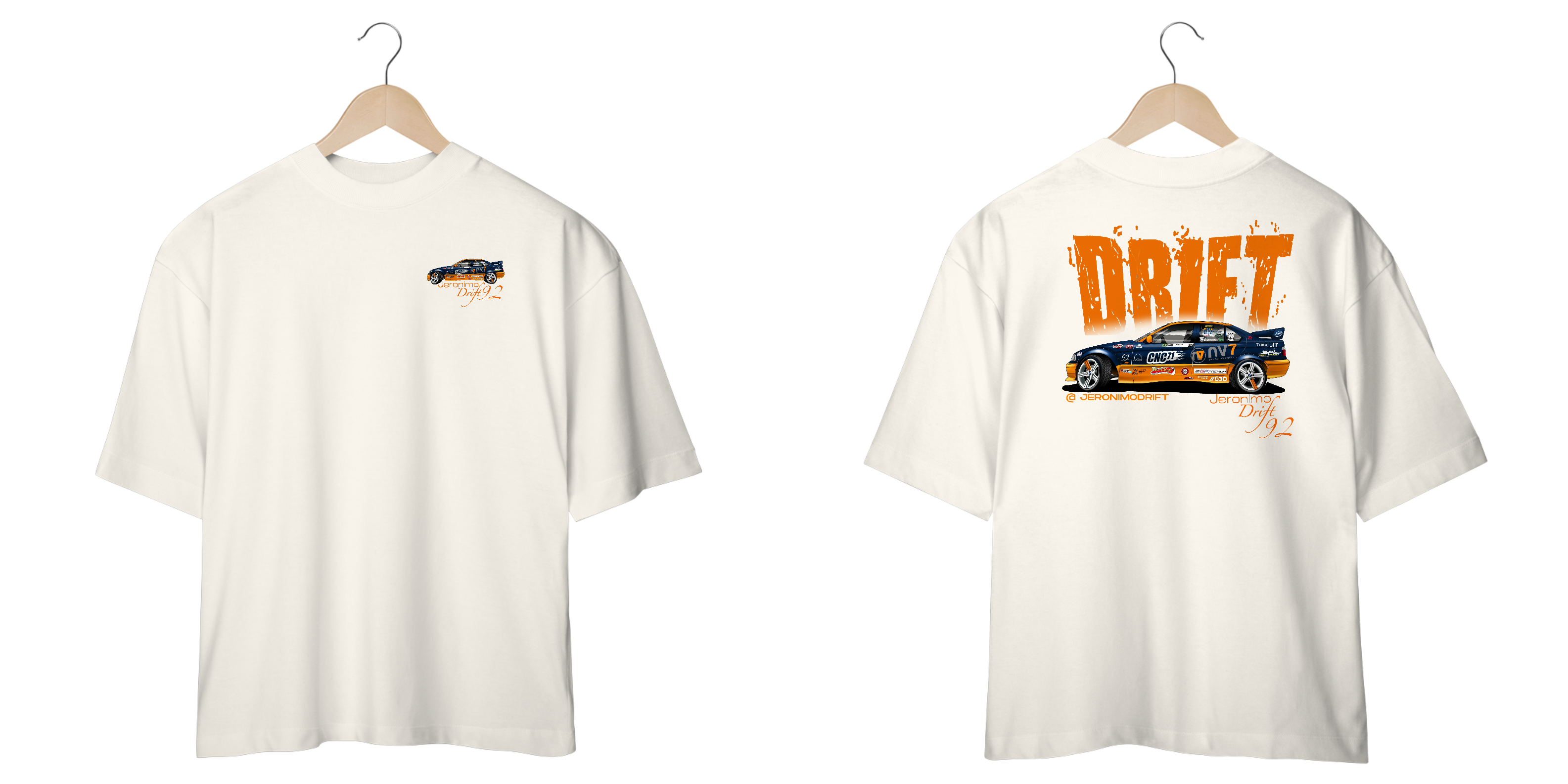 Camiseta Jeronimo Drift Oversized - Perfil BMW 328 Turbo DRIFT
