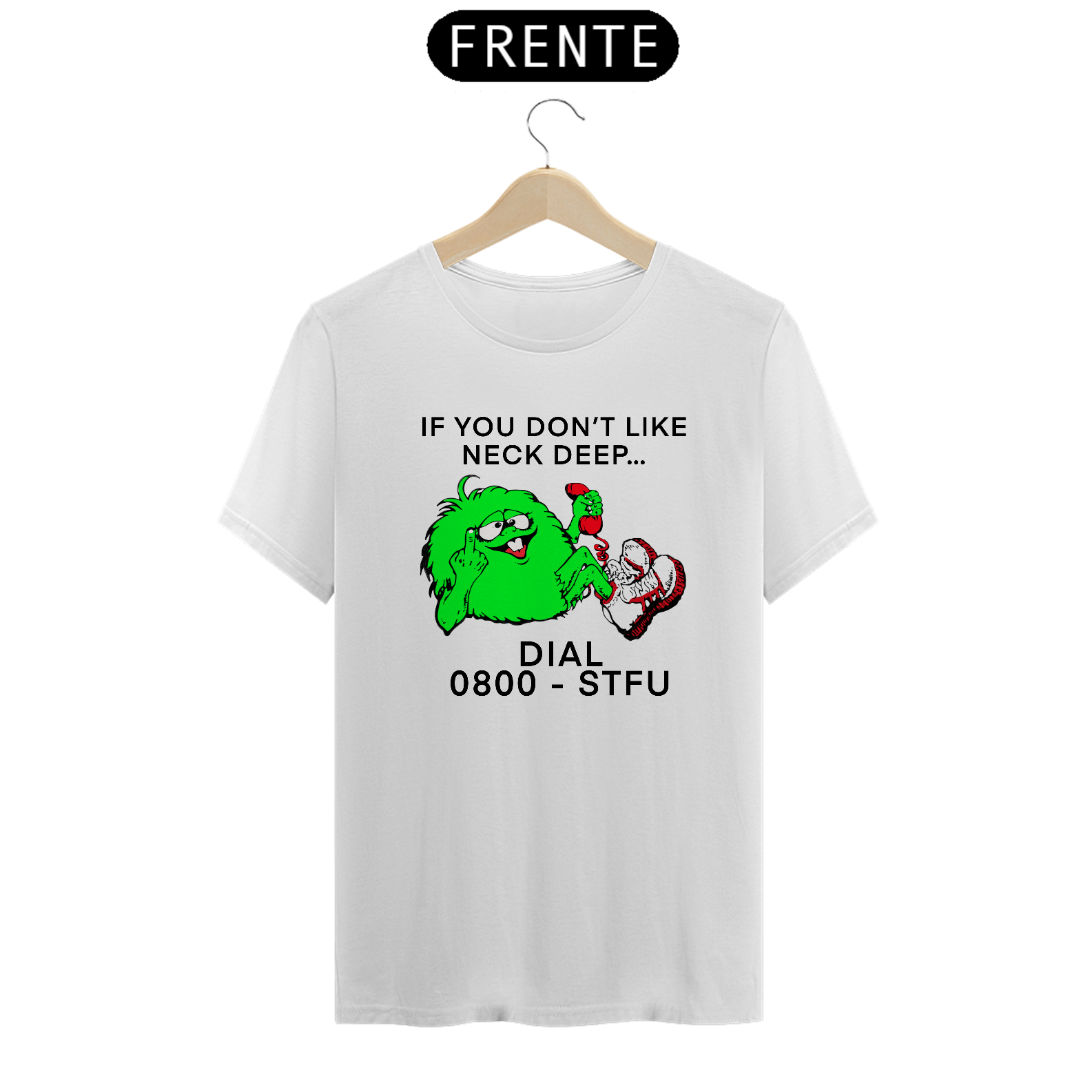 Camiseta Neck Deep - 0800 STFU