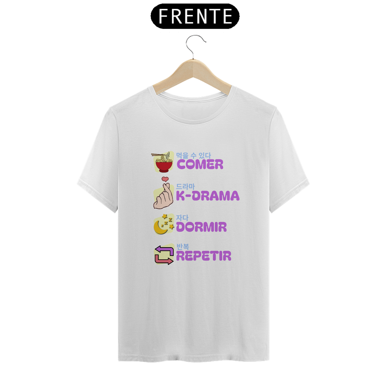 Comer, K-drama, Dormir, Repetir.